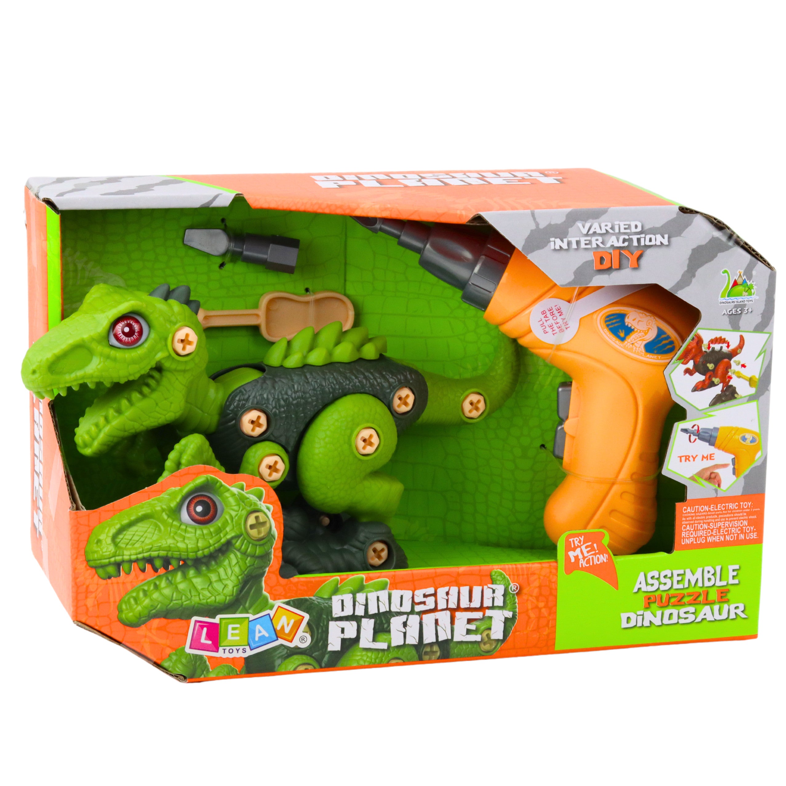 Dinosaur For Unscrewing Screwing Green Drill Diy