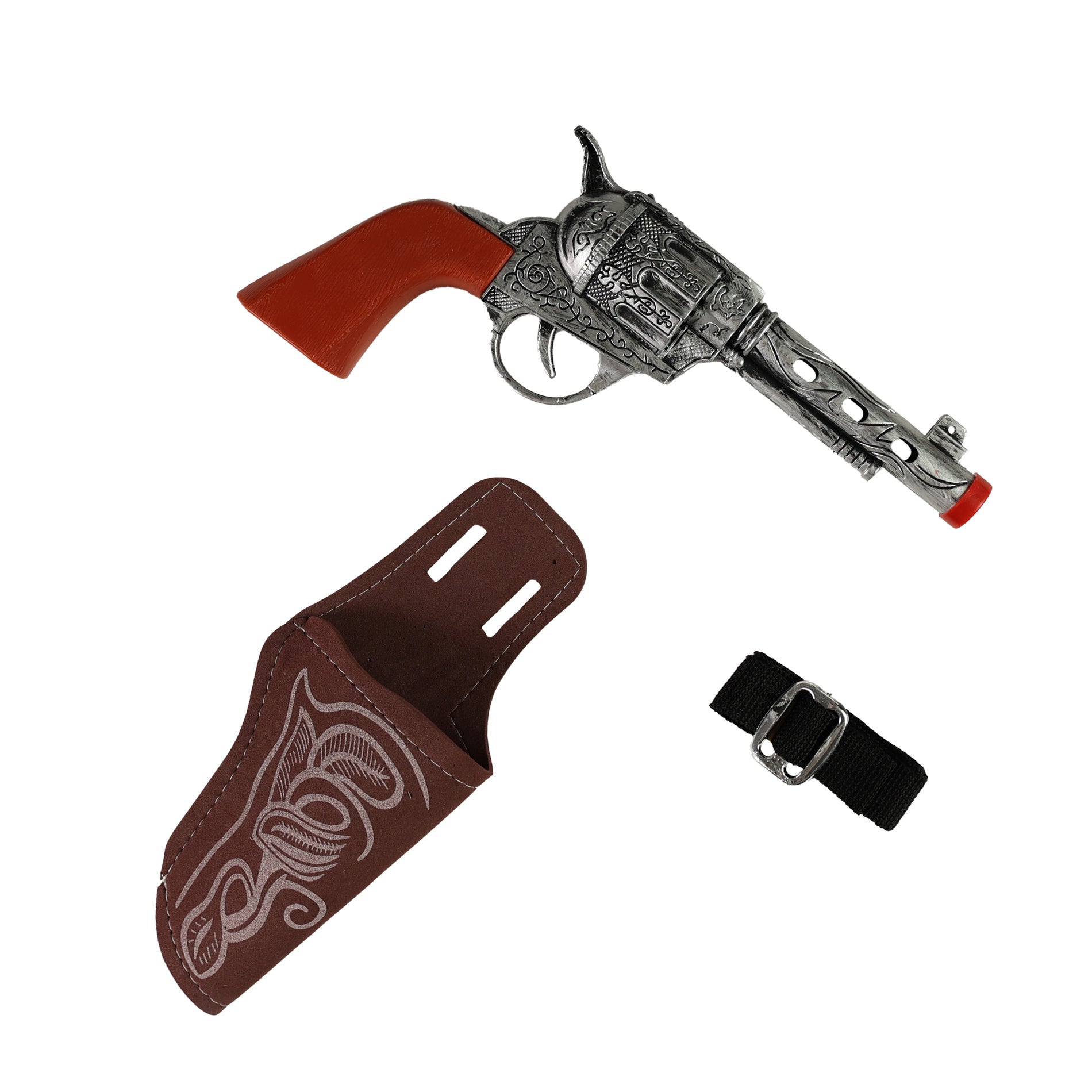 Cowboy pistol med hylster