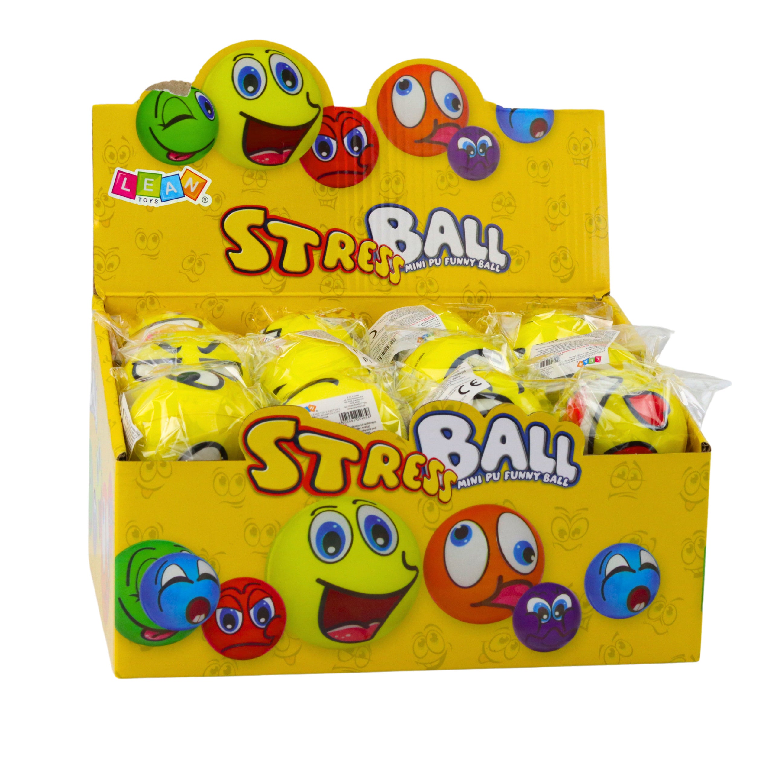Kneading Bouncing Ball Foam Emoticon Ball 6cm