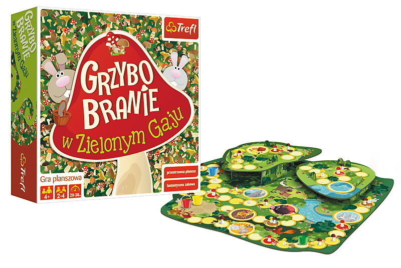 Board Game Mushroom Picking In The Green Grove Trefl 00988