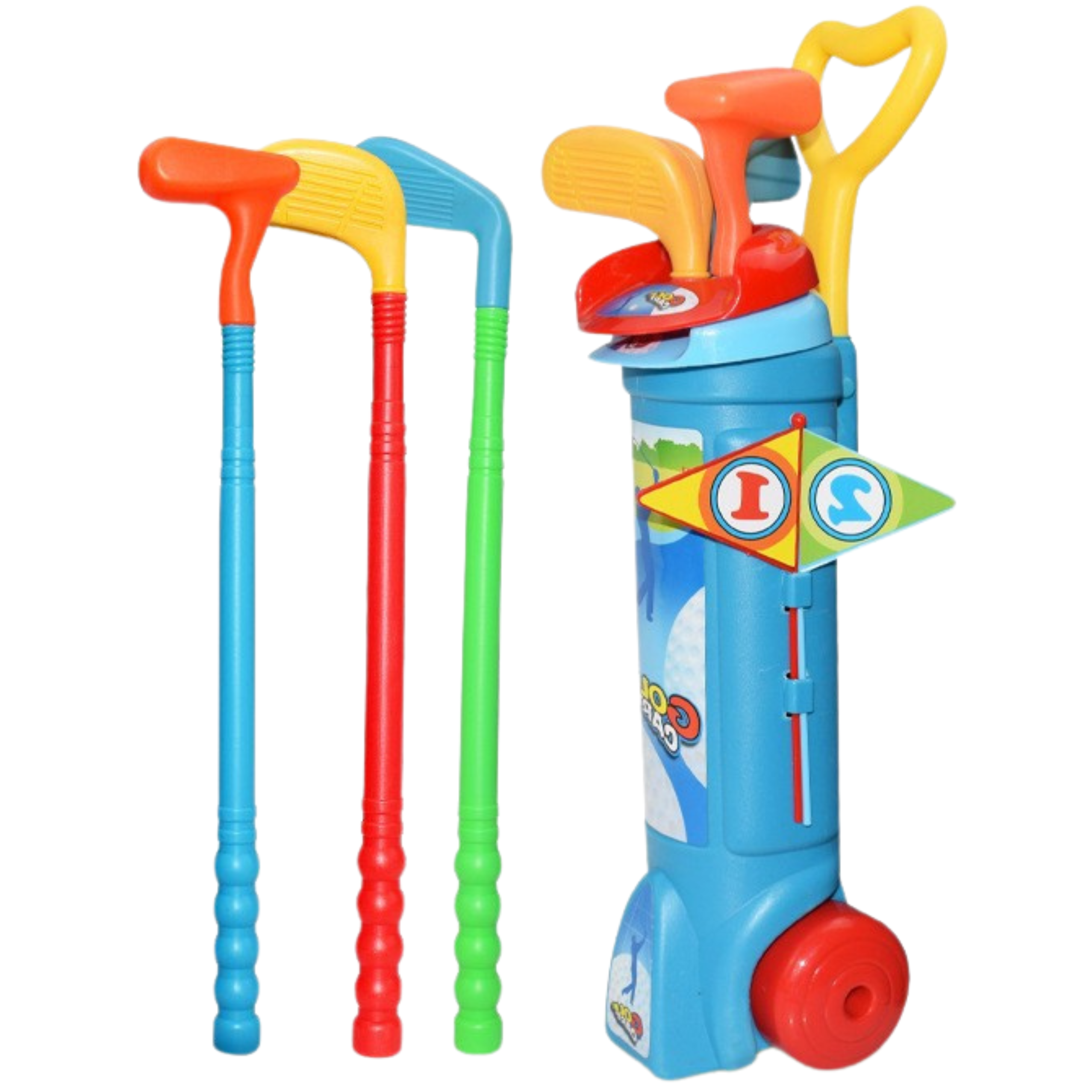 Golf Set Trolley Clubs Field Sports Game 20pcs