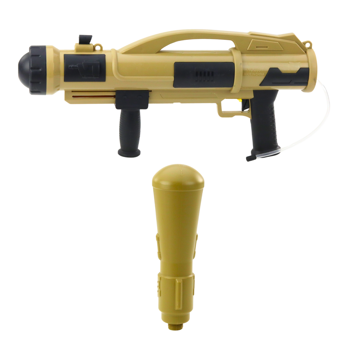 Bazooka Water Gun With Pump 73 Cm Beige 1100ml