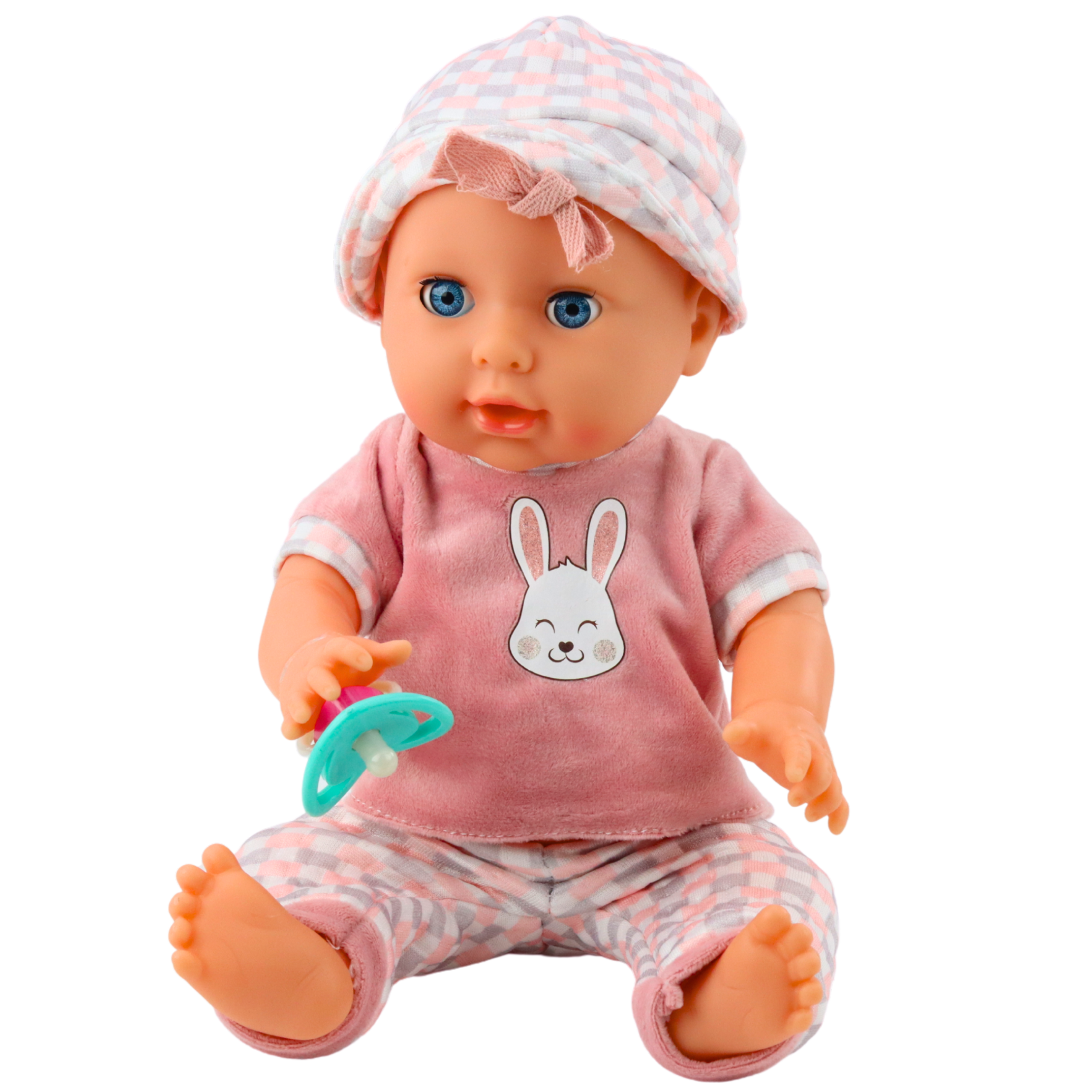 Baby Doll Infant Peeing Pink Set Accessories Sounds 35cm
