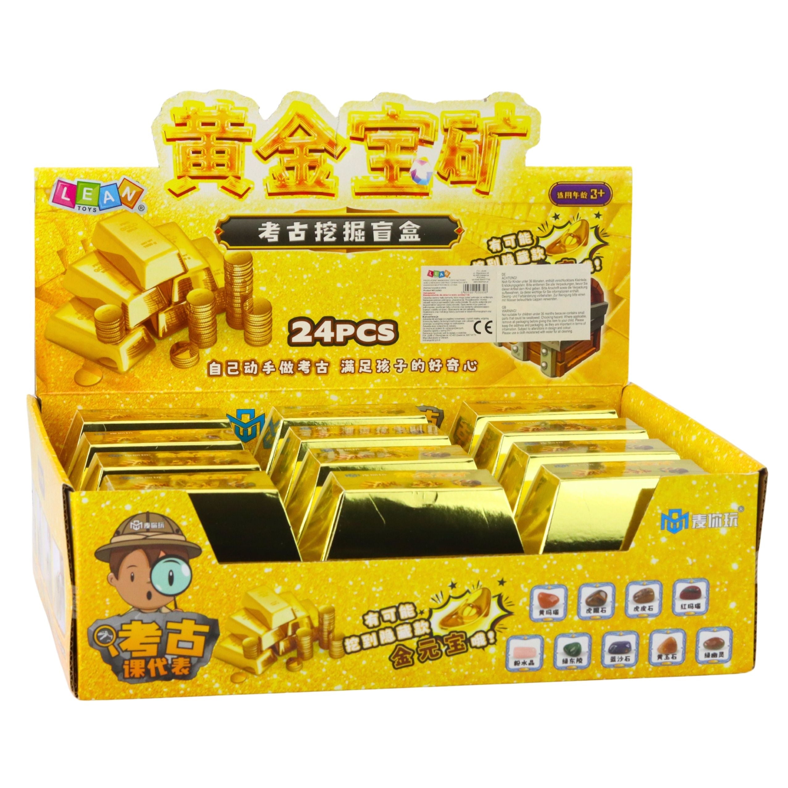 Excavations Gold Bar Archaeological Set Stones Tools