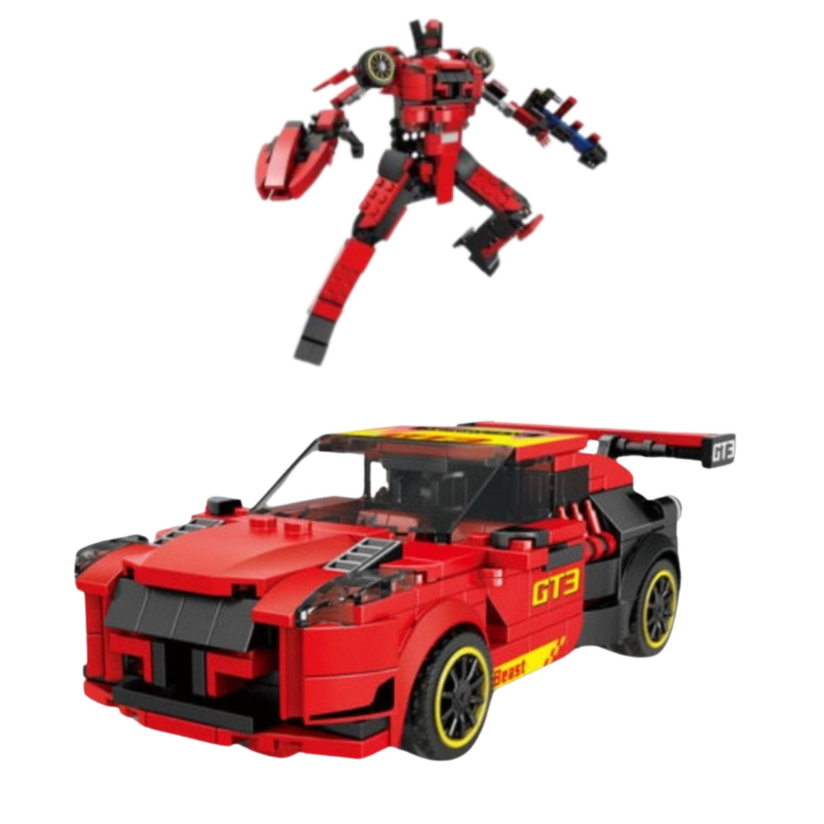 Brící Tógála Carr Robot 2in1 Gt3 Dearg 335 ríomhaire.