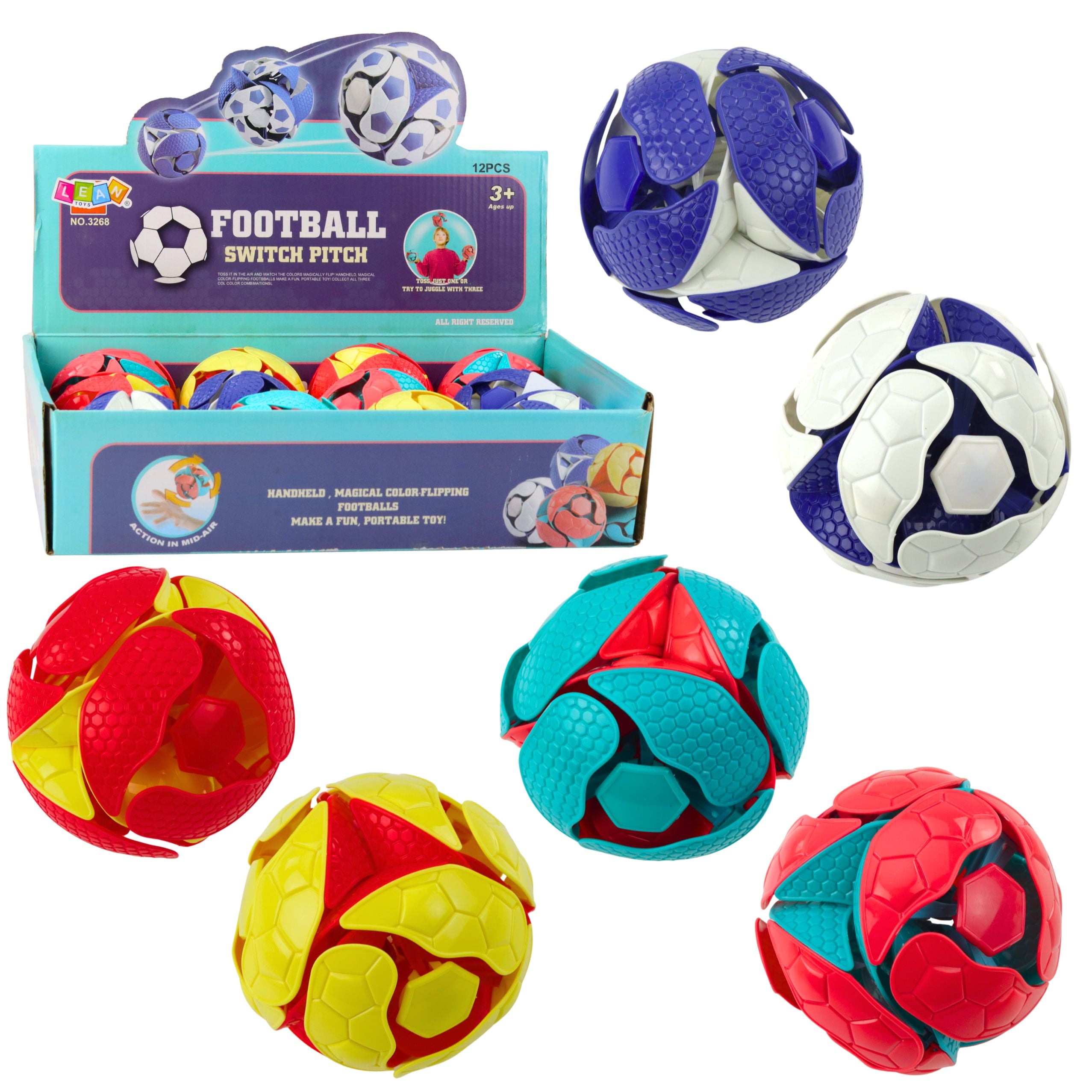 Color Changing Ball For Throwing And Juggling 8cm Colorful
