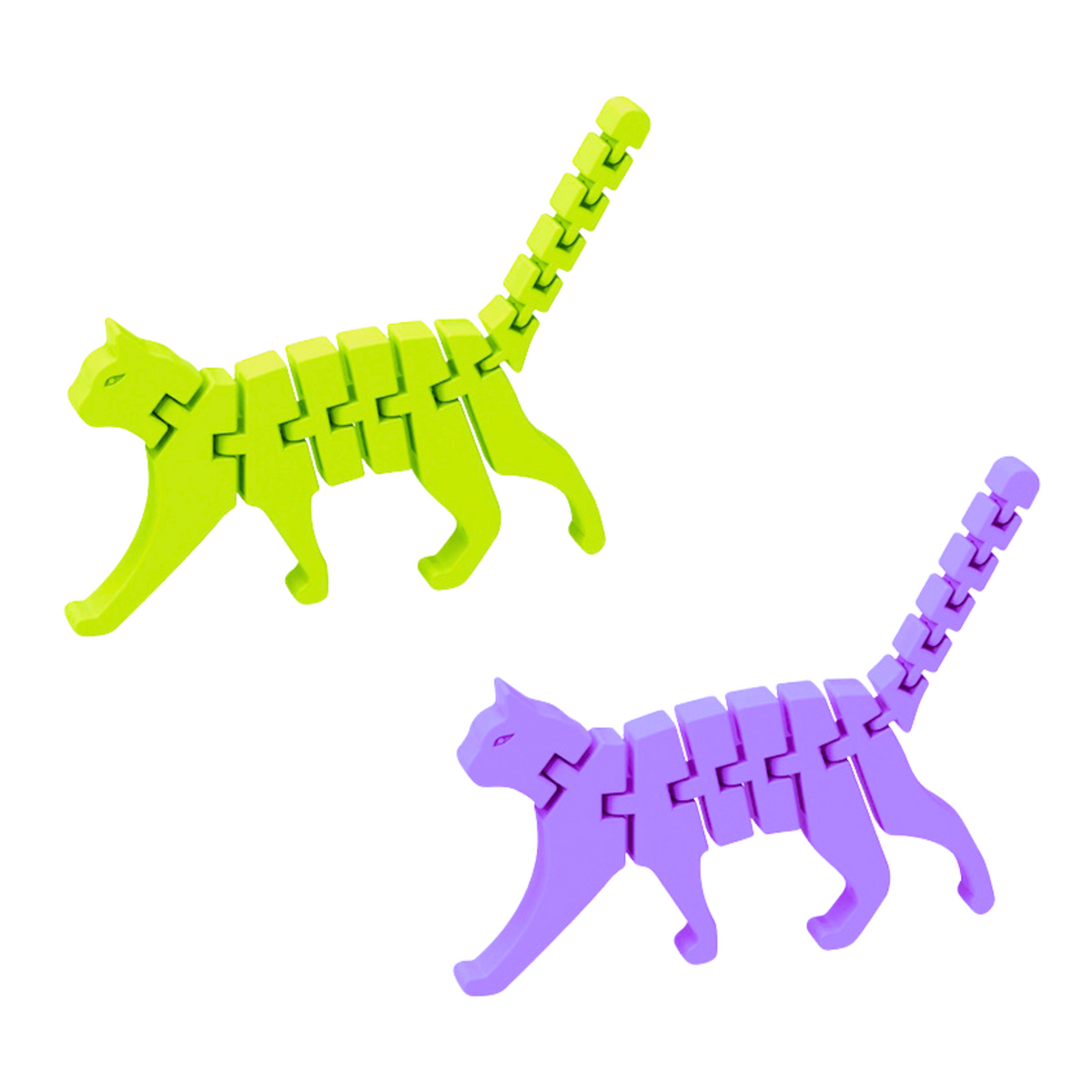 Cat Puzzle Fidget 3d Puzzle Flexible Bendable Mix