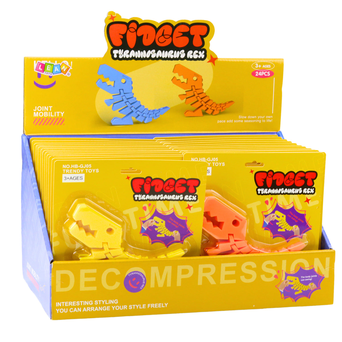 Dinosaur Puzzle Fidget 3d Puzzle Flexible Bendable Mix