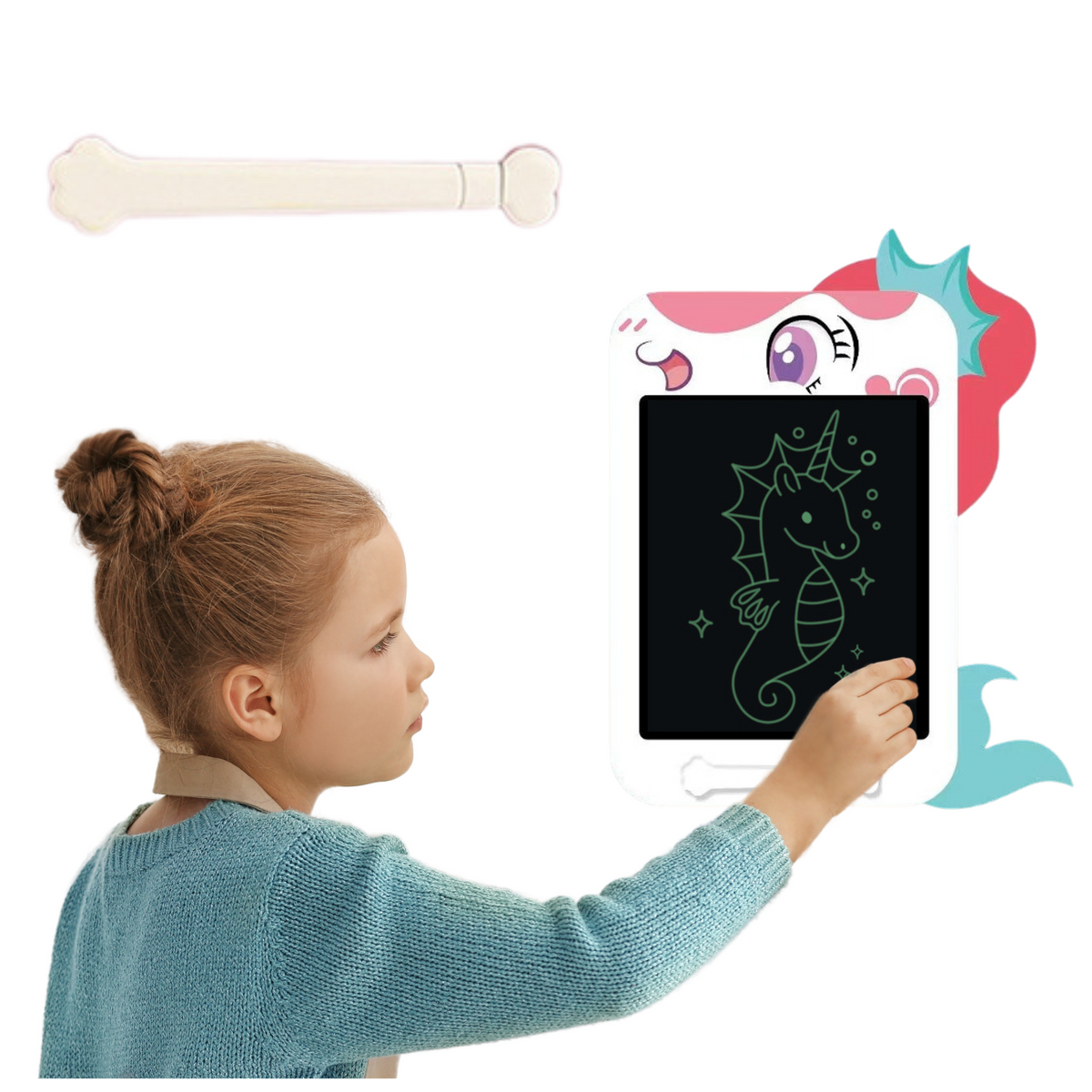 Marker Drawing Board Writing Lcd Stylus Unicorn White