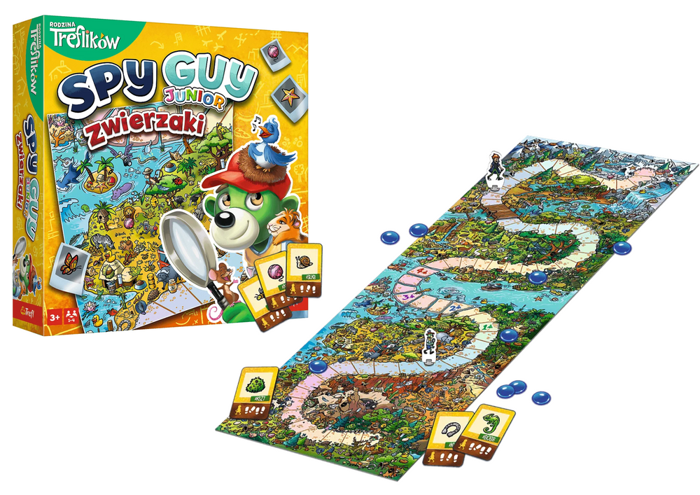 Spy Guy Junior Familienspiel Tiere Trefl 02595
