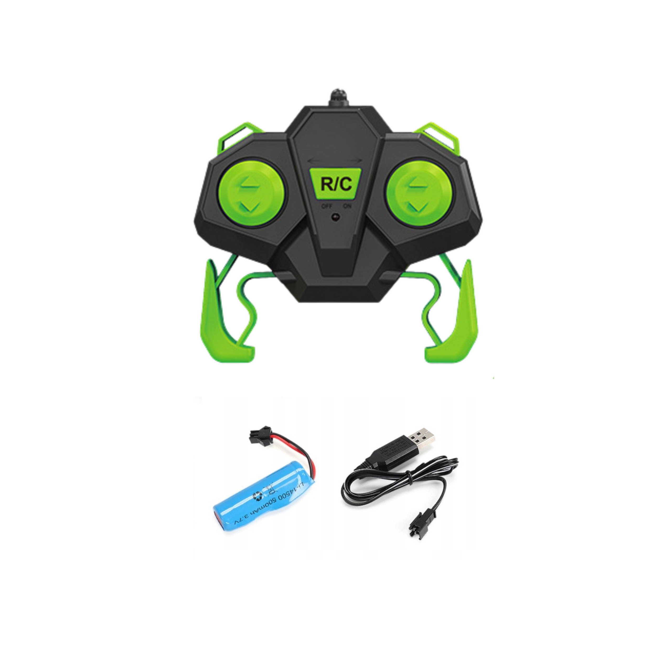 Remote Control Stunt Car Rc 360° Green