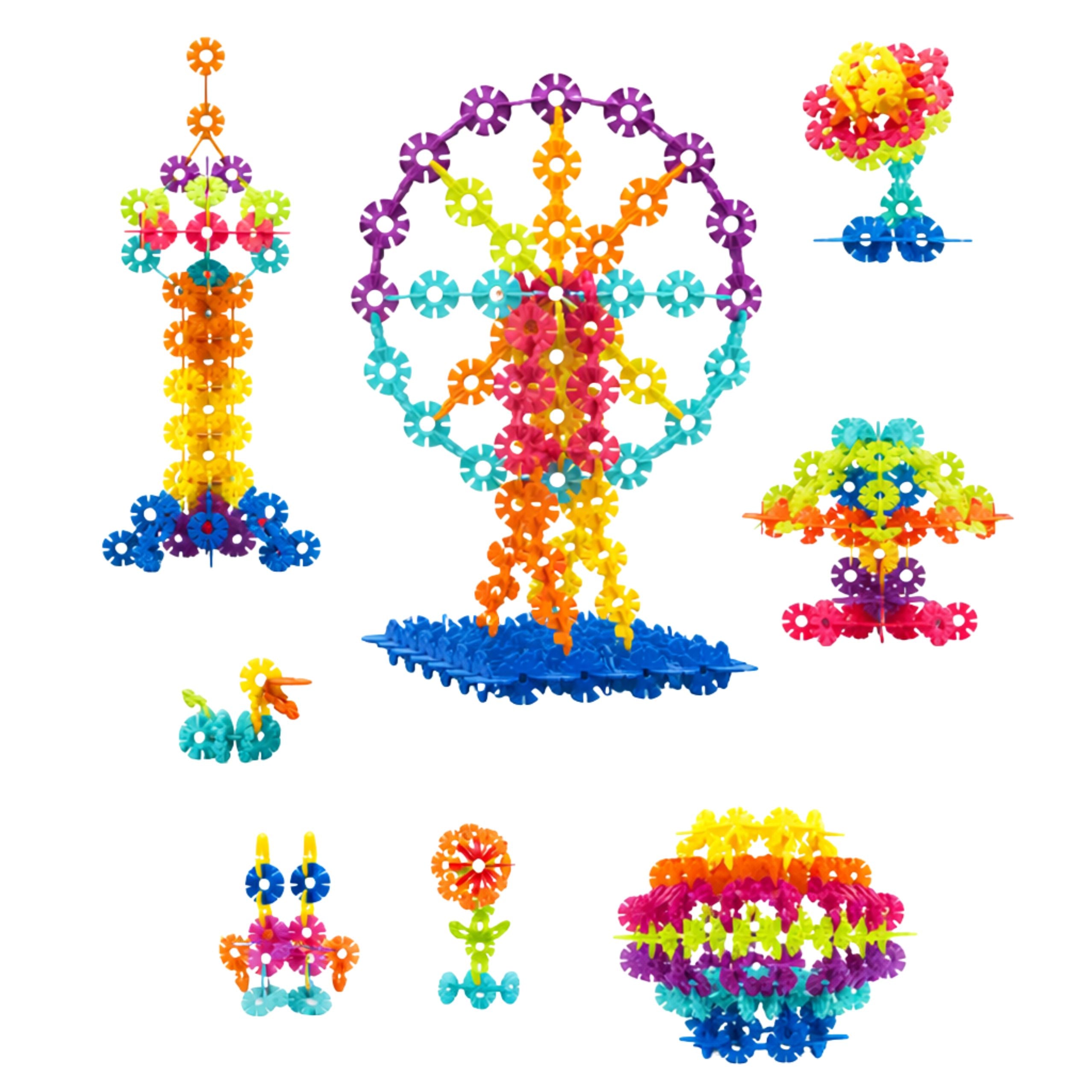 Snowflake Building Blocks Set In A Suitcase 140pcs