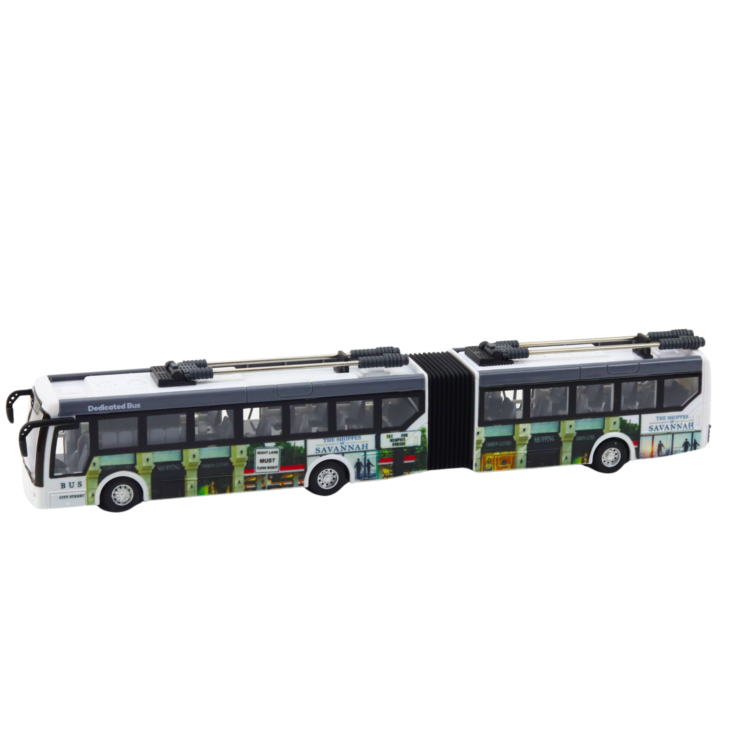 Remote Controlled City Trolleybus Rc Lights Public Transport