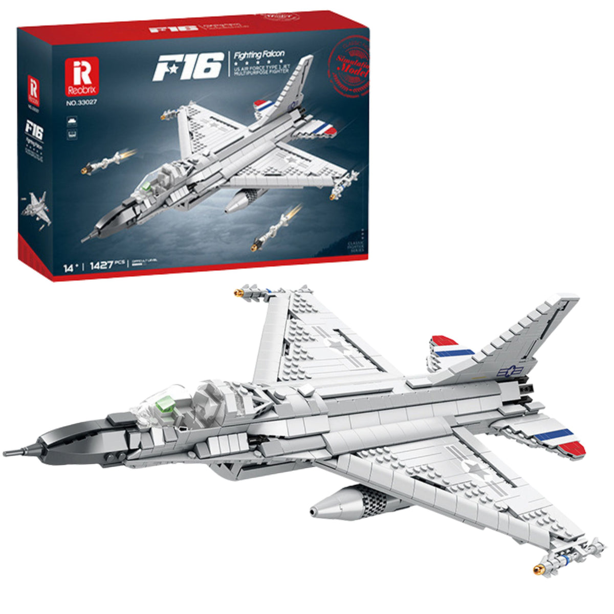 F-16 Fighting Falcon Construction Set 1427pcs