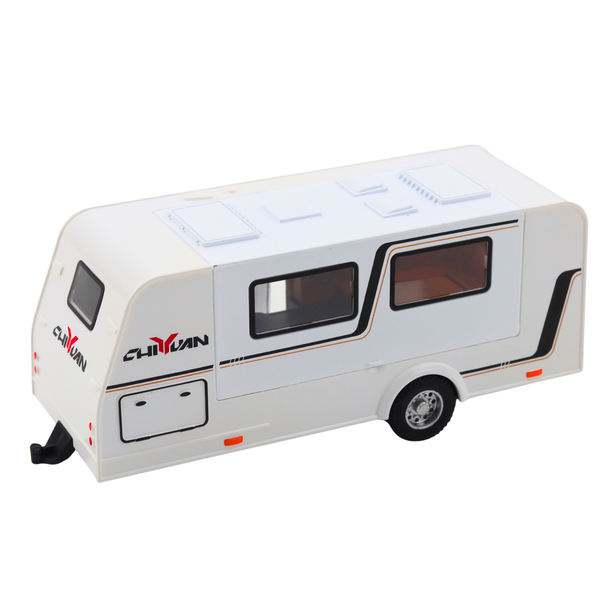 Set Of Car Off-road Camper Metal Drive Lights Sounds White 1:32