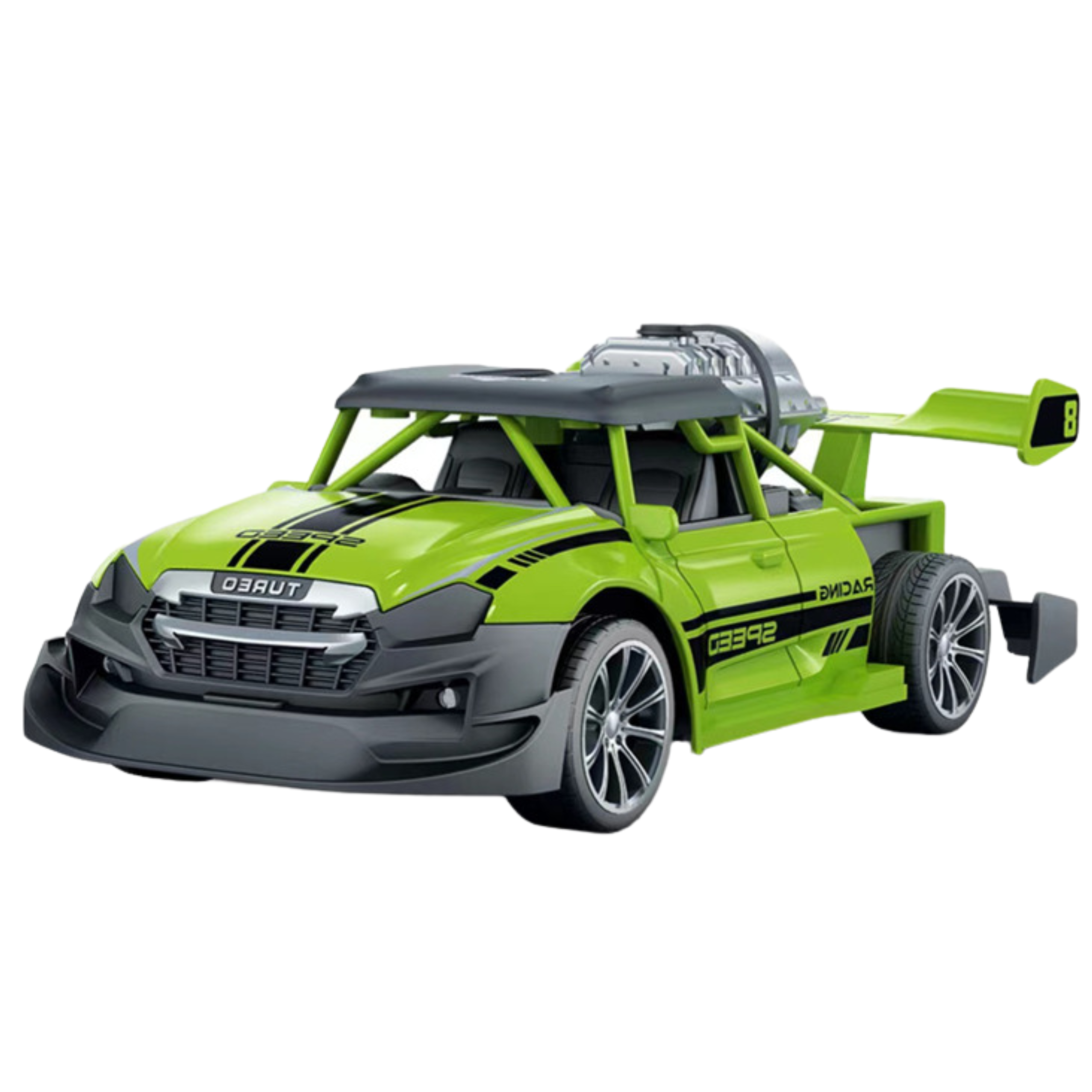 Remote Controlled Rc Car 1:20 Lights Smoke Effect Green
