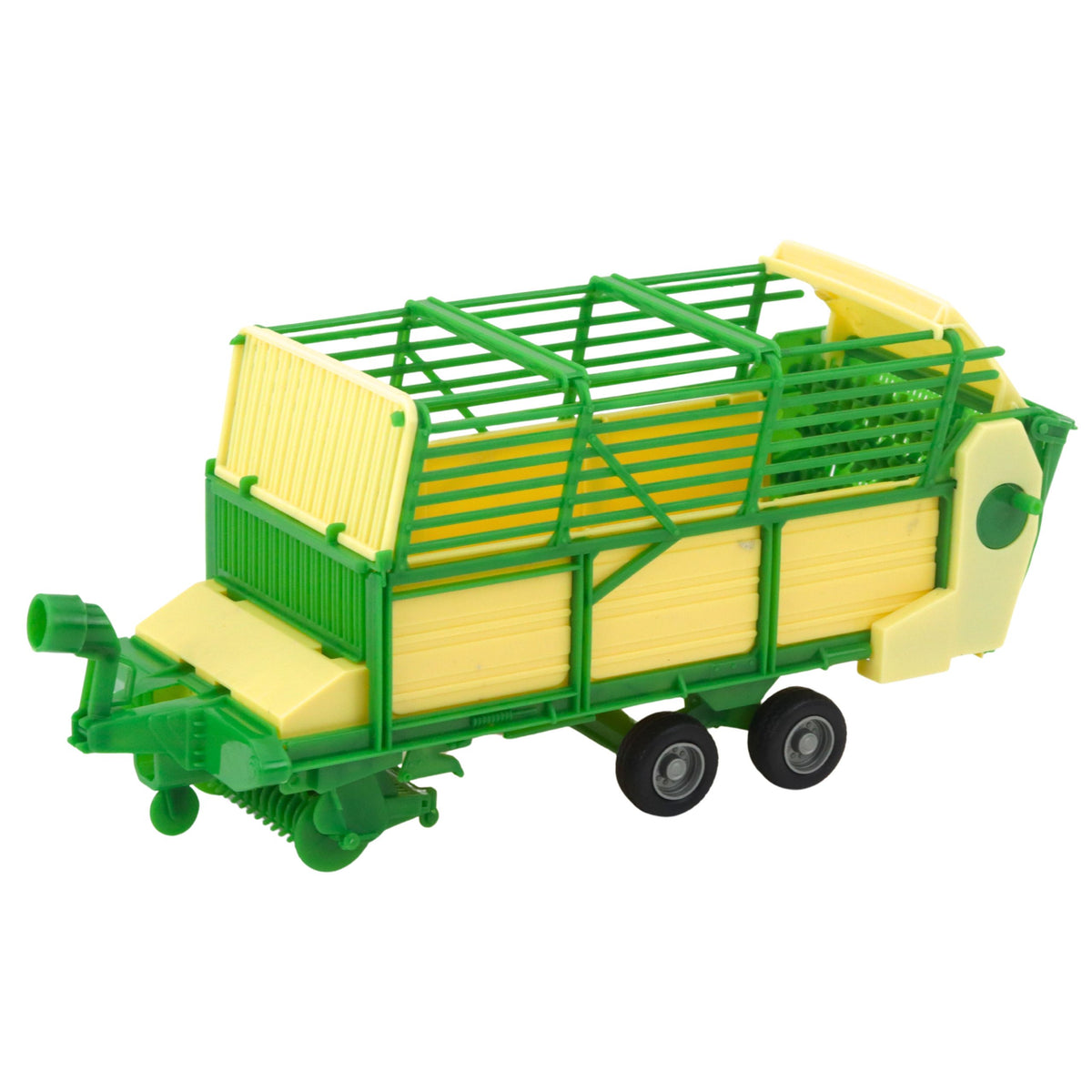 Agricultural Farm Tractor With Green And Yellow Trailer Red 50cm
