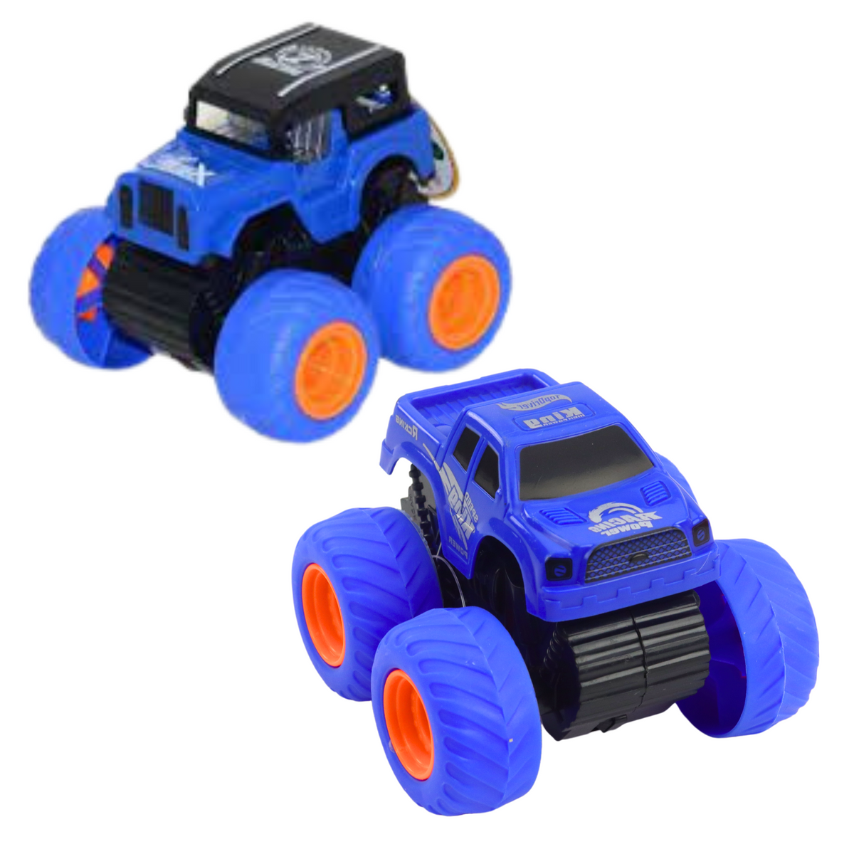 Climbing Off-road Car With Drive Yellow Blue