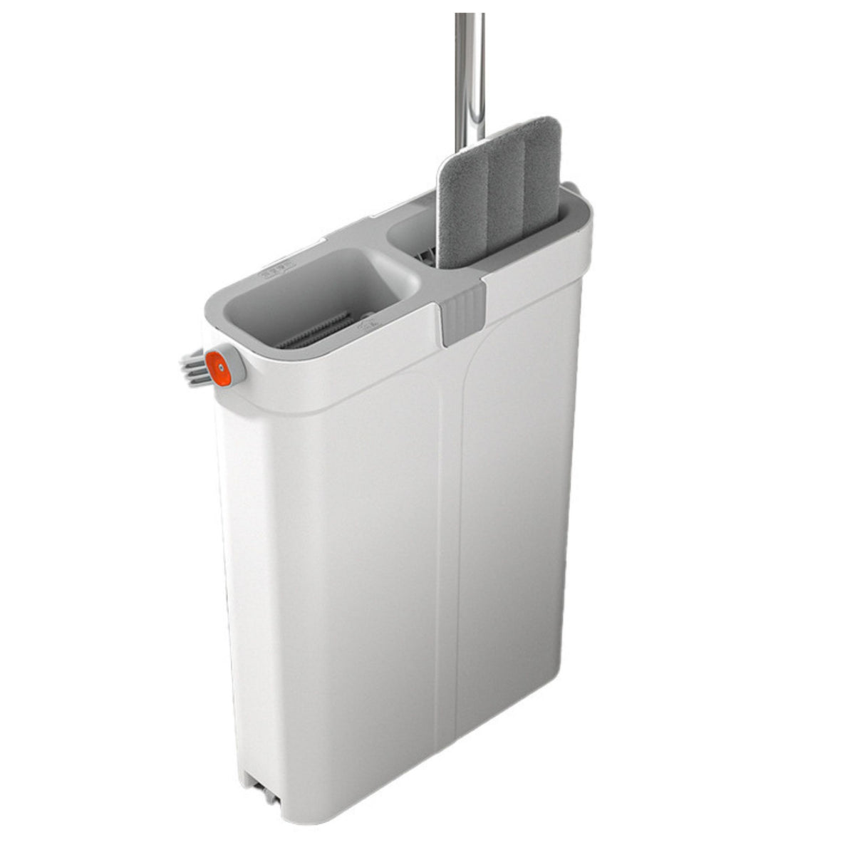 Cleaning Set: Double-chamber Bucket Microfiber Flat Mop