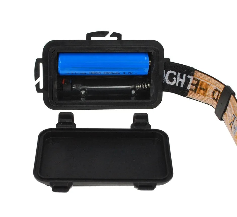 Calter lifefit ceannlampa prof 400lum dubh