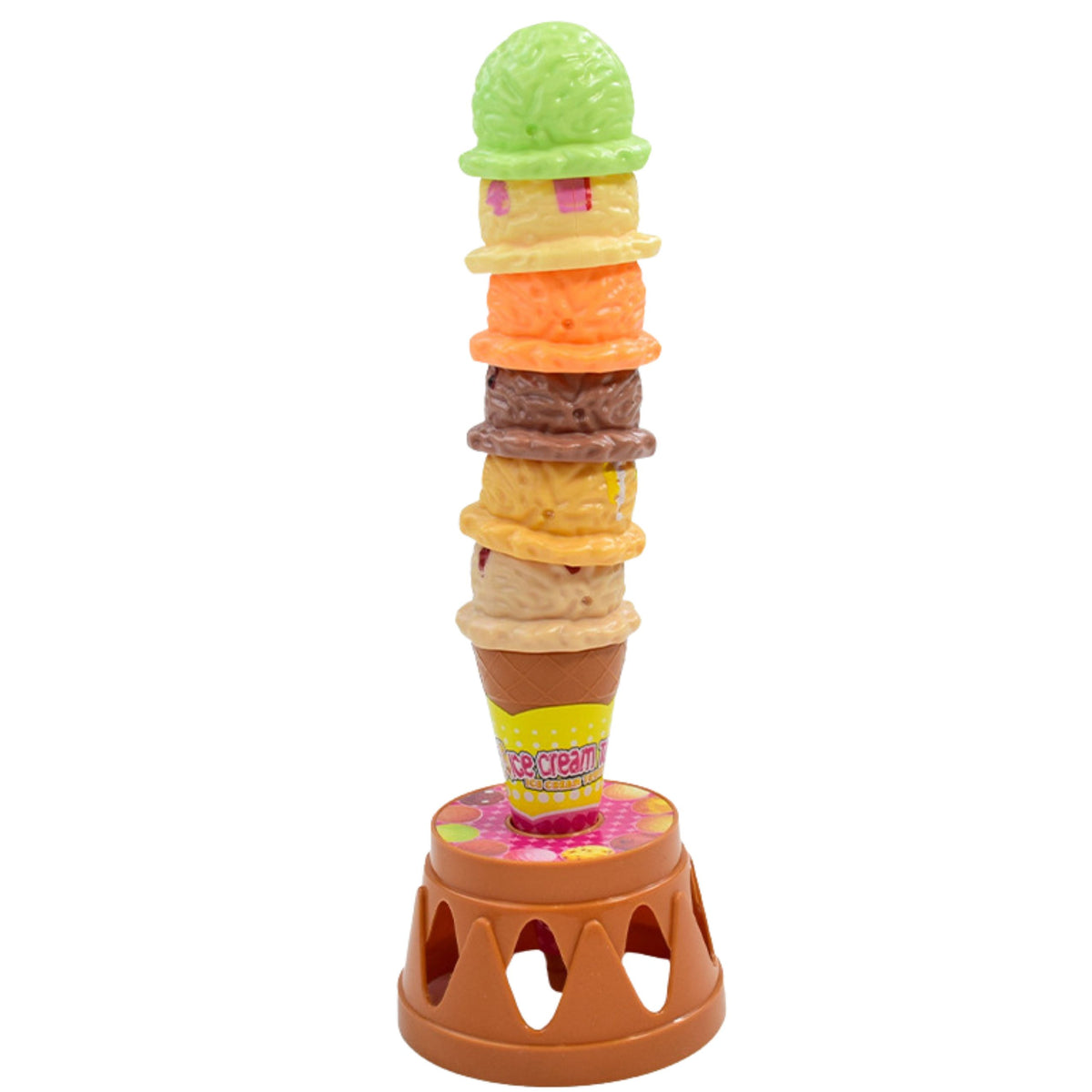 Ice Cream Tower Arcade Game Colorful Knobs 17 Pcs.