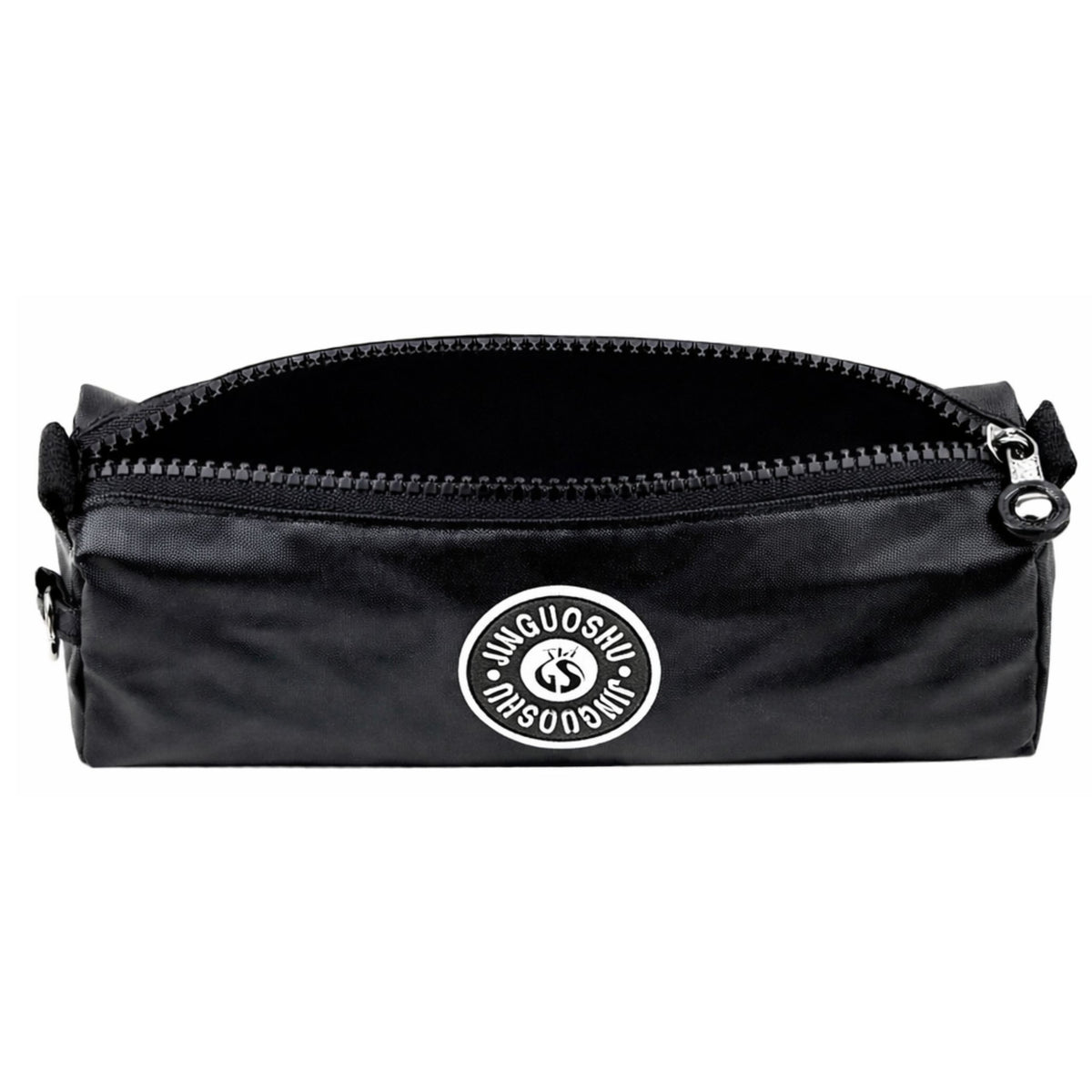 School Pencil Case Organizer Single Compartment Black 21.5cm