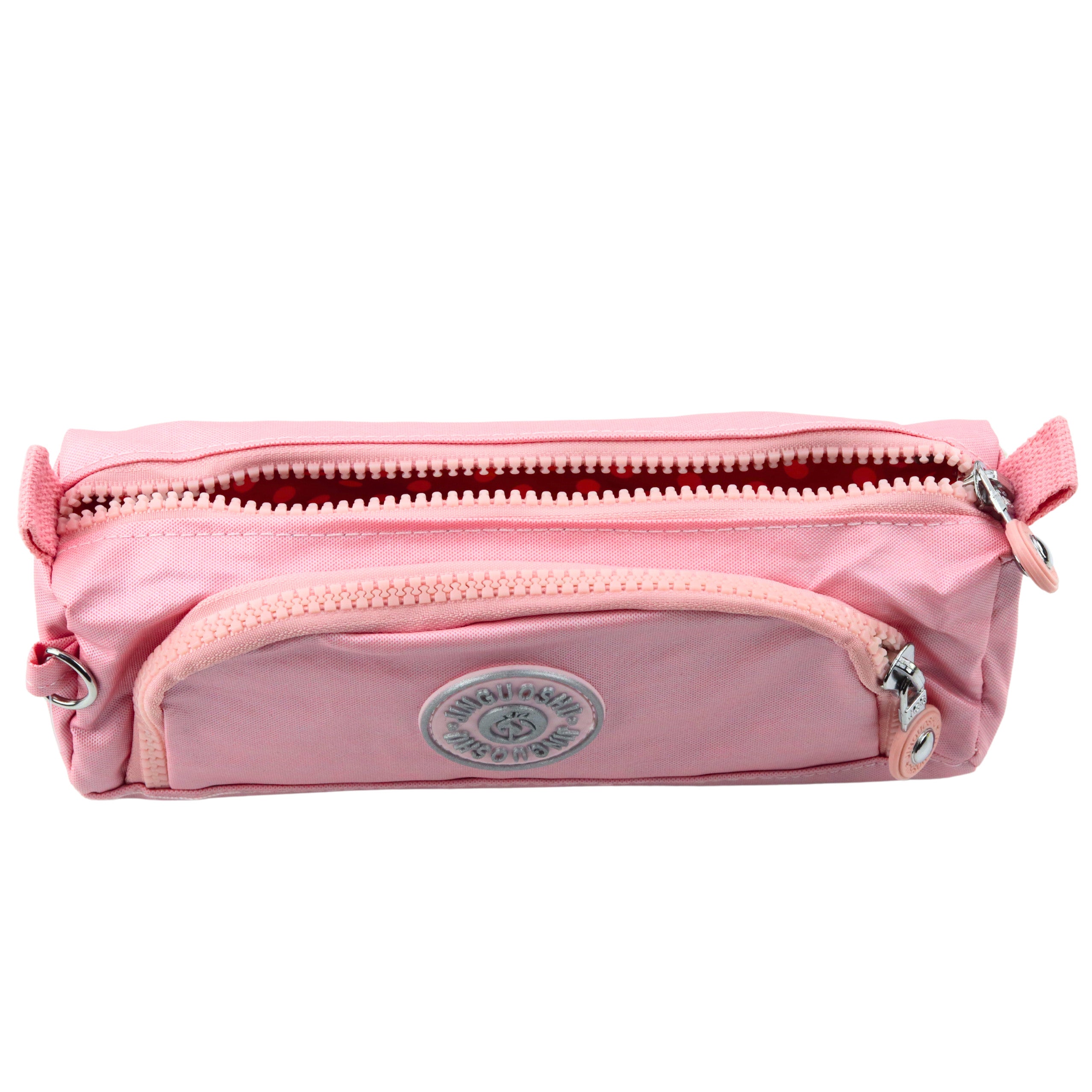 School Pencil Case Functional Two Pockets Pendant Mix