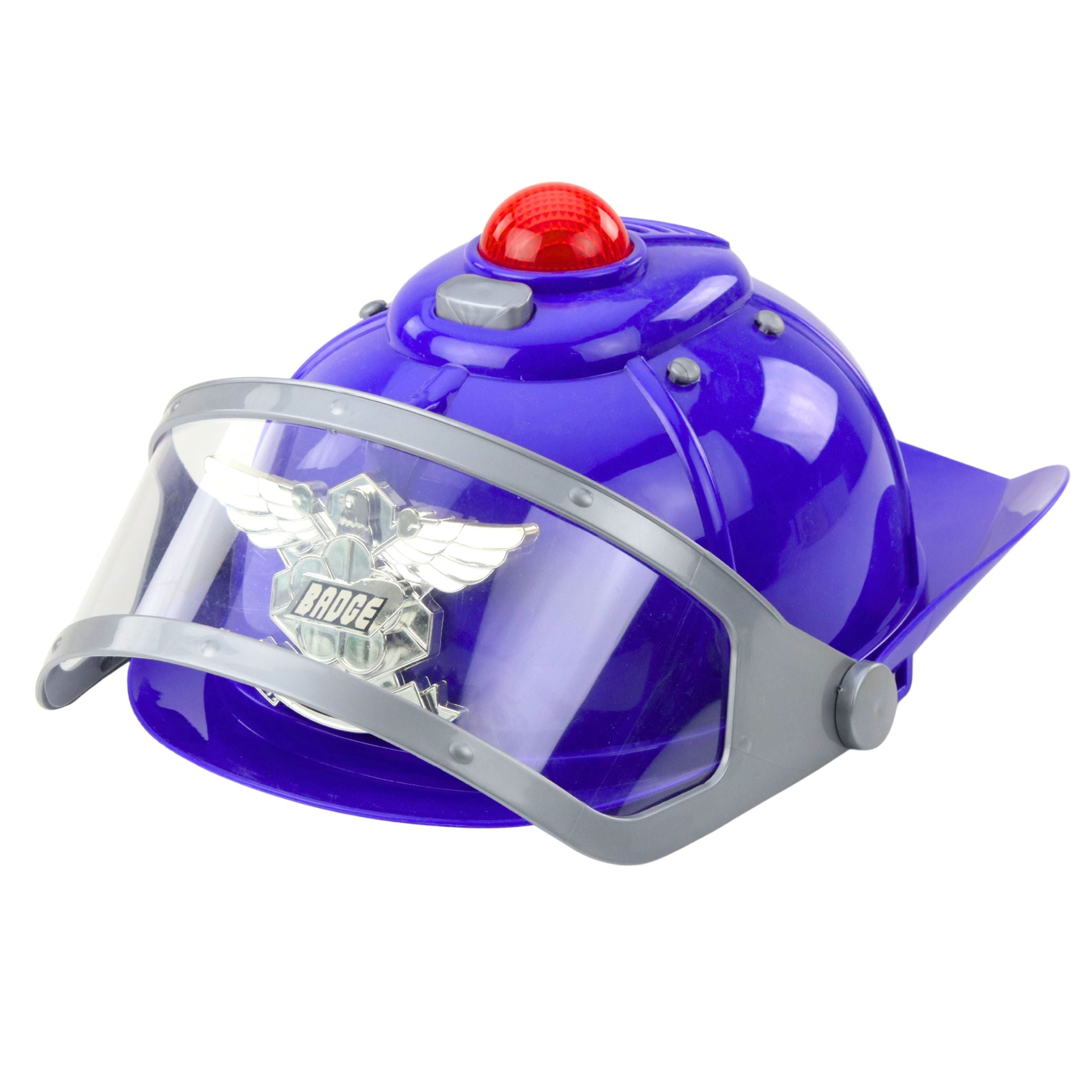 Police Set For Kids Helmet Gun Handcuffs Accessories 9 Pcs.