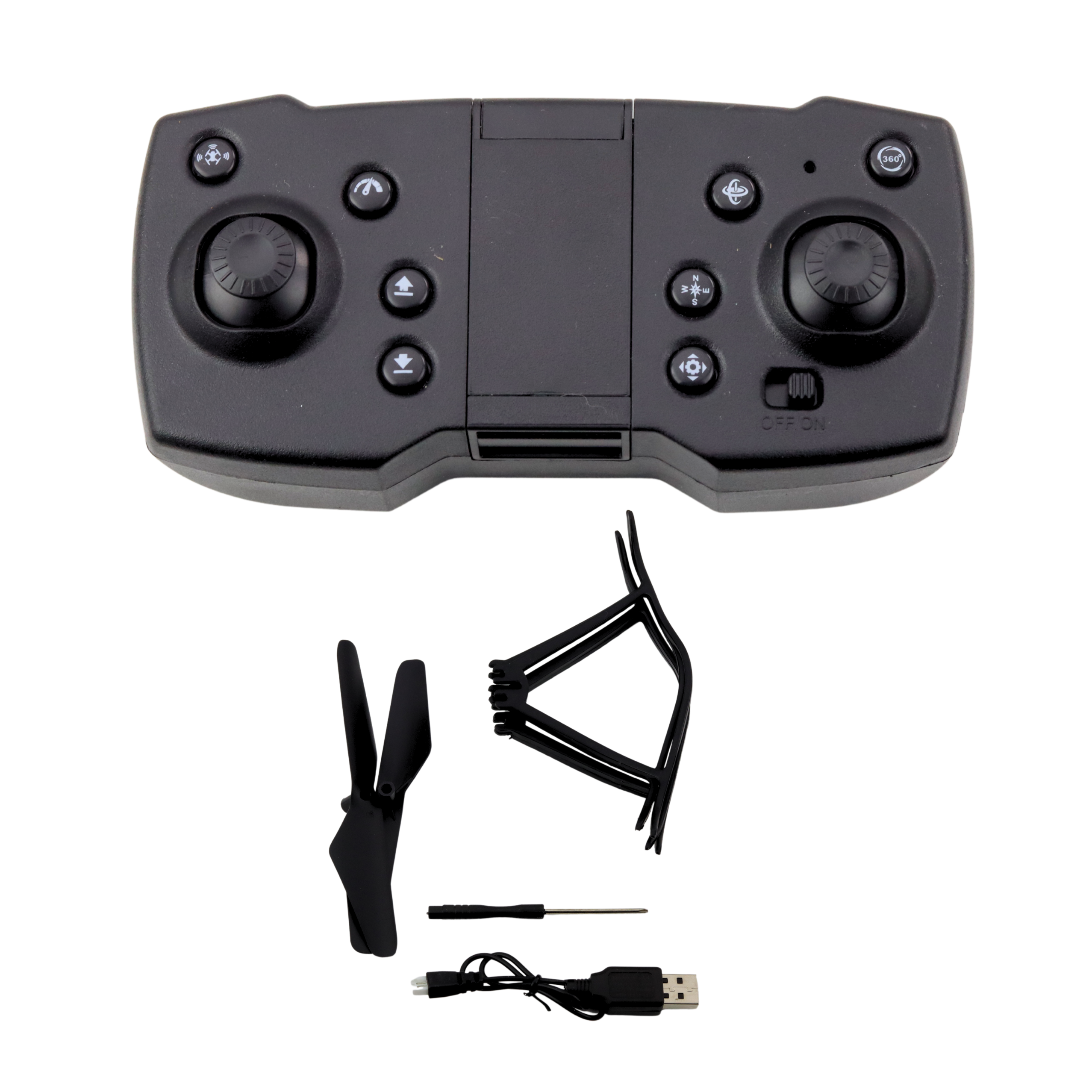 Sky Hunter D19hw Drone Fvp Camera Wi-fi Remote Control With Phone Holder Case