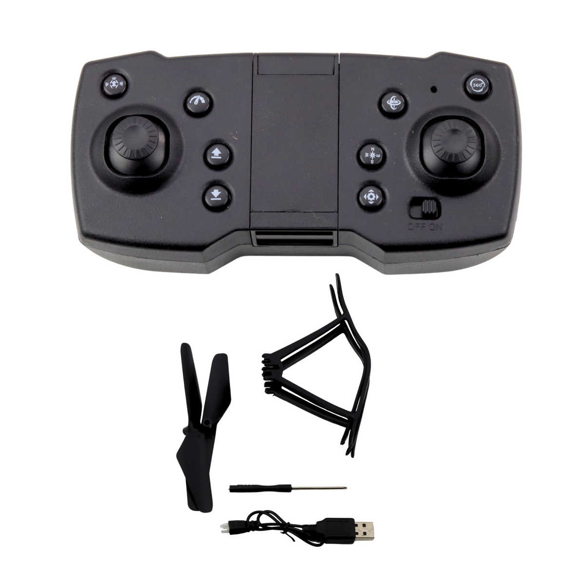 Sky Hunter D19hw Drone Fvp Camera Wi-fi Remote Control With Phone Holder Case
