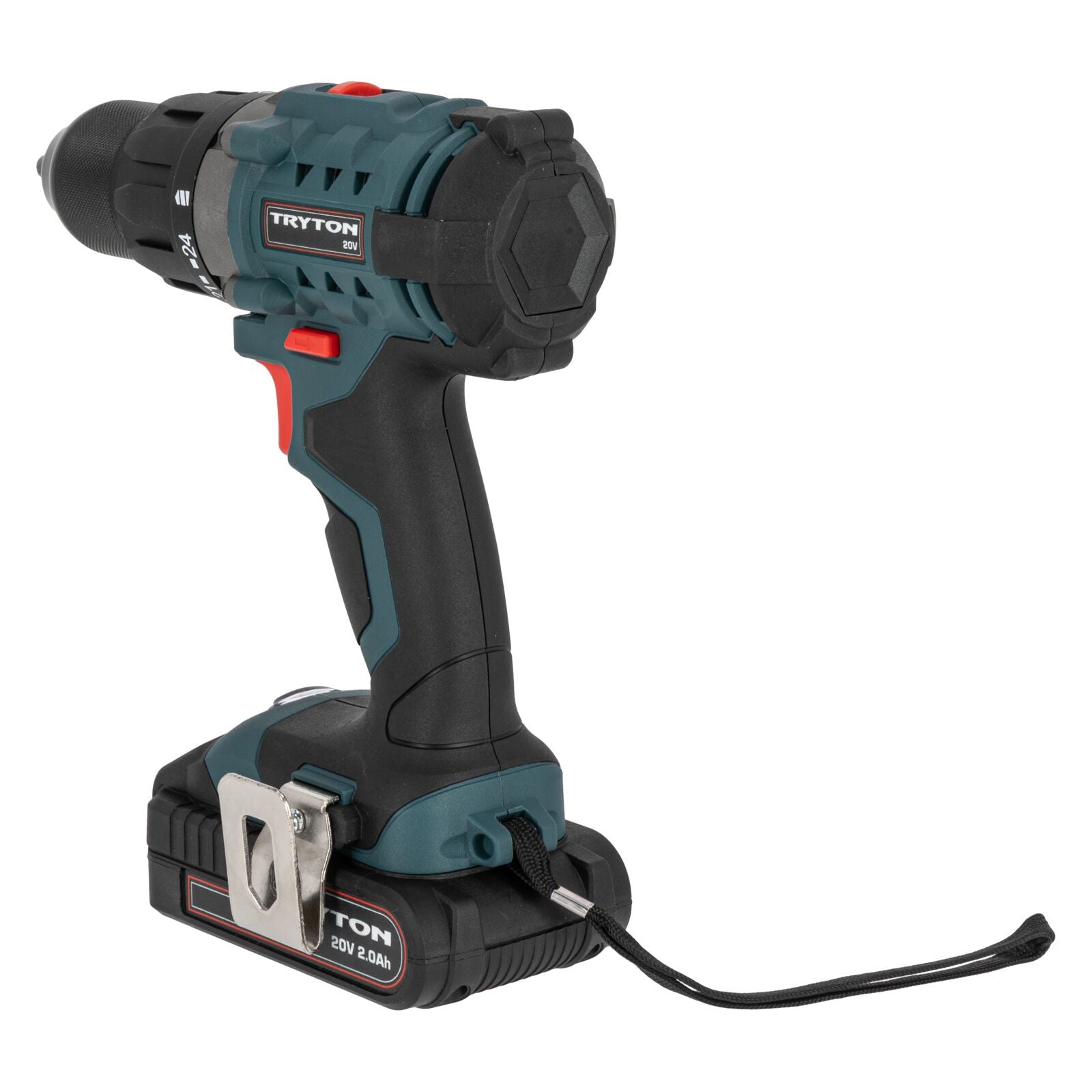 Taladro Atornillador Inalámbrico 20v 2 Marchas 2 Baterías Li-ion 2ah Tryton Tcv20l2