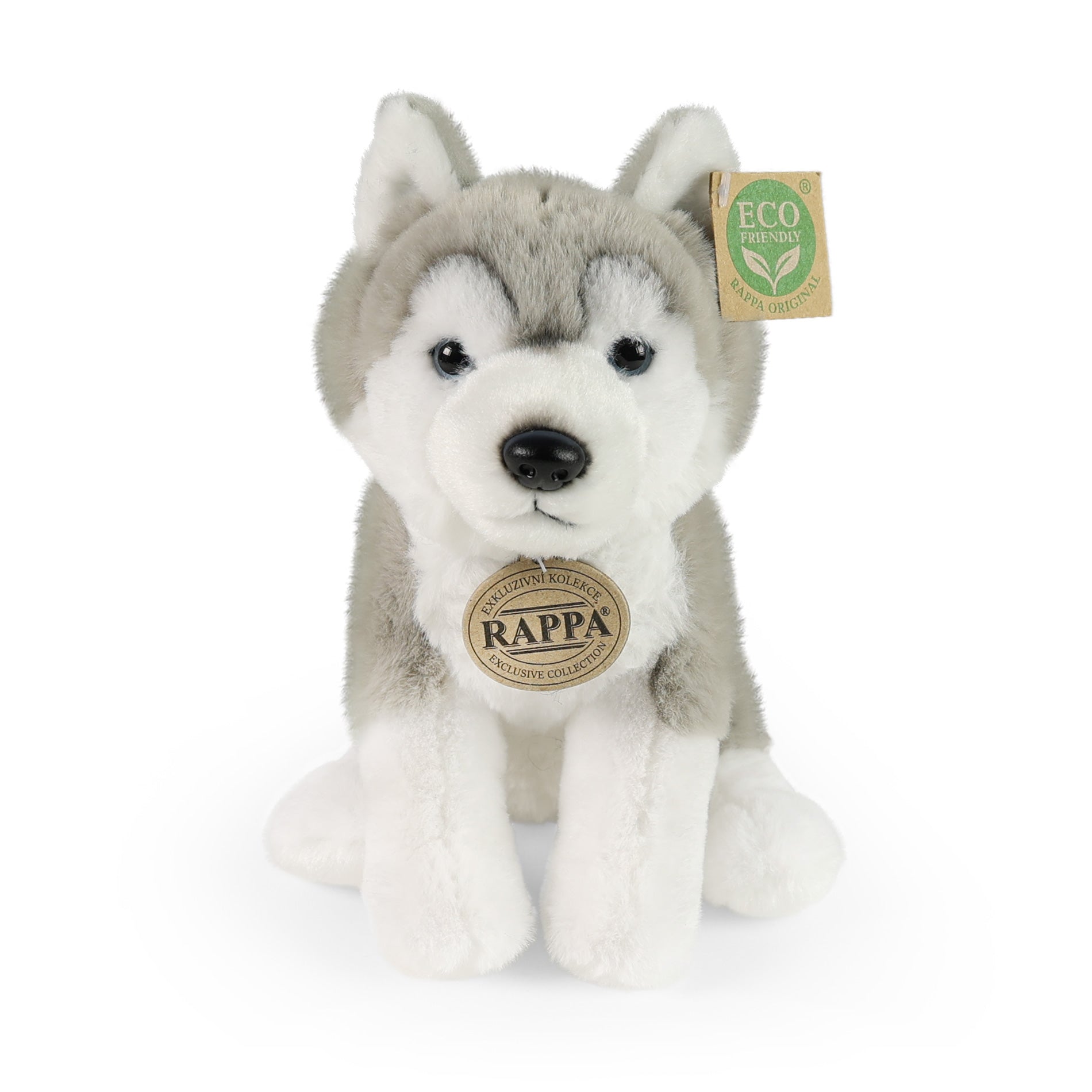 Plysch Husky 23 Cm Miljövänlig Mjuk