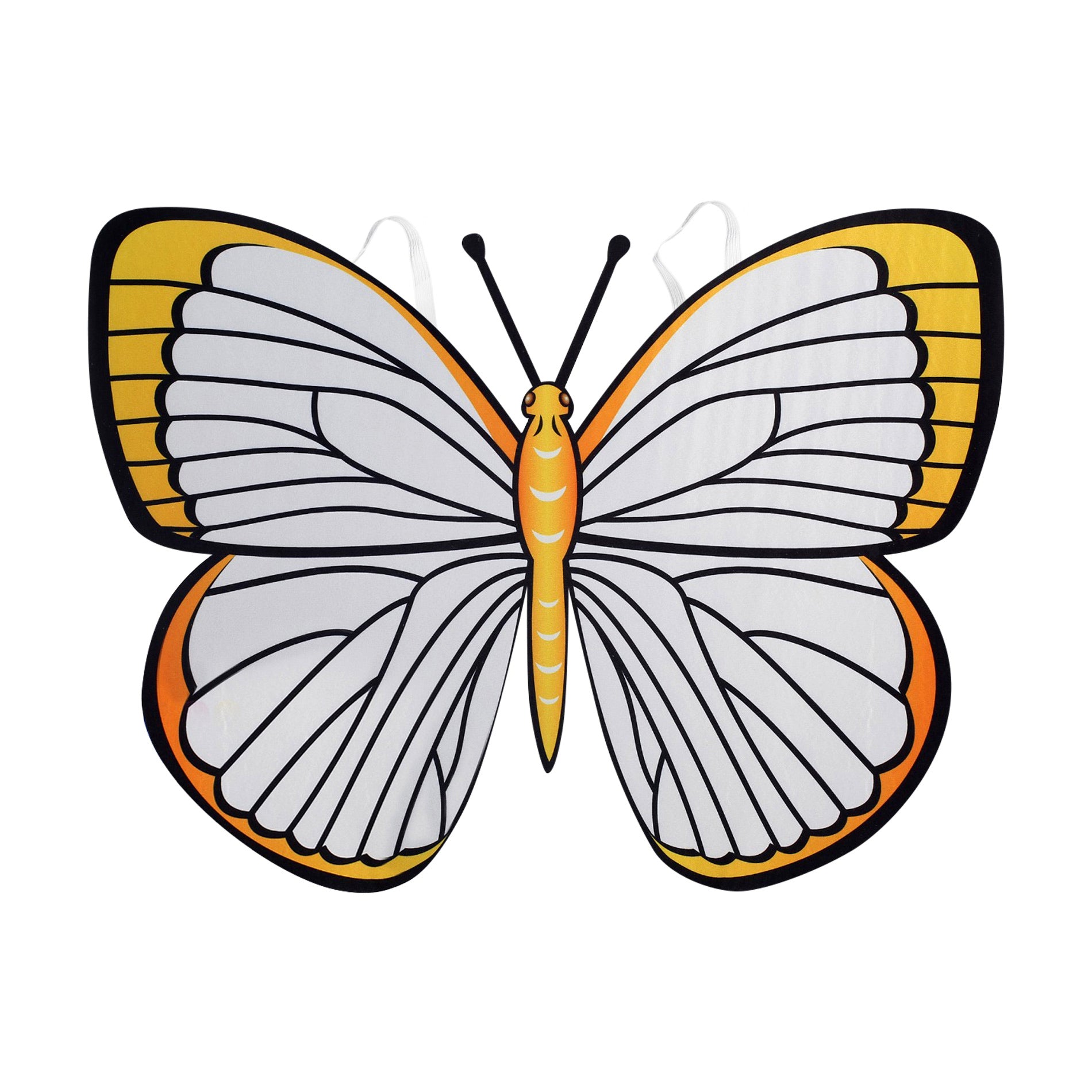 Butterfly Yellow Wings To Color