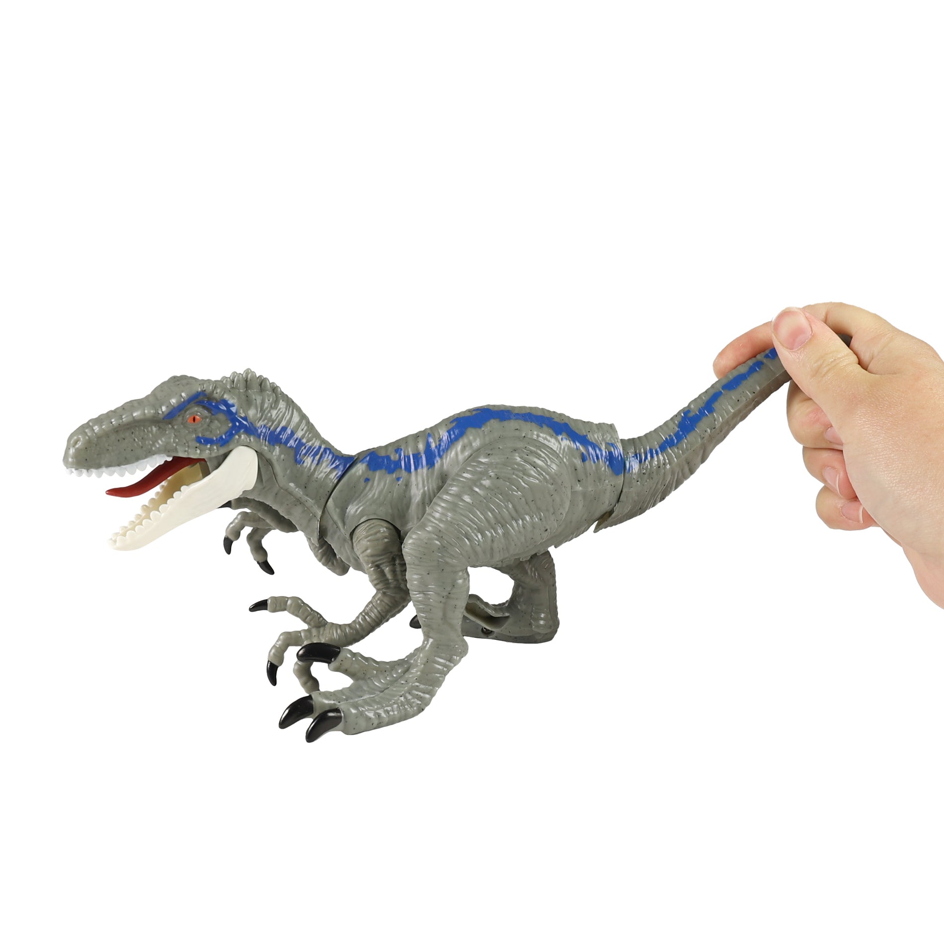 Dinossauro Velociraptor com luz e som