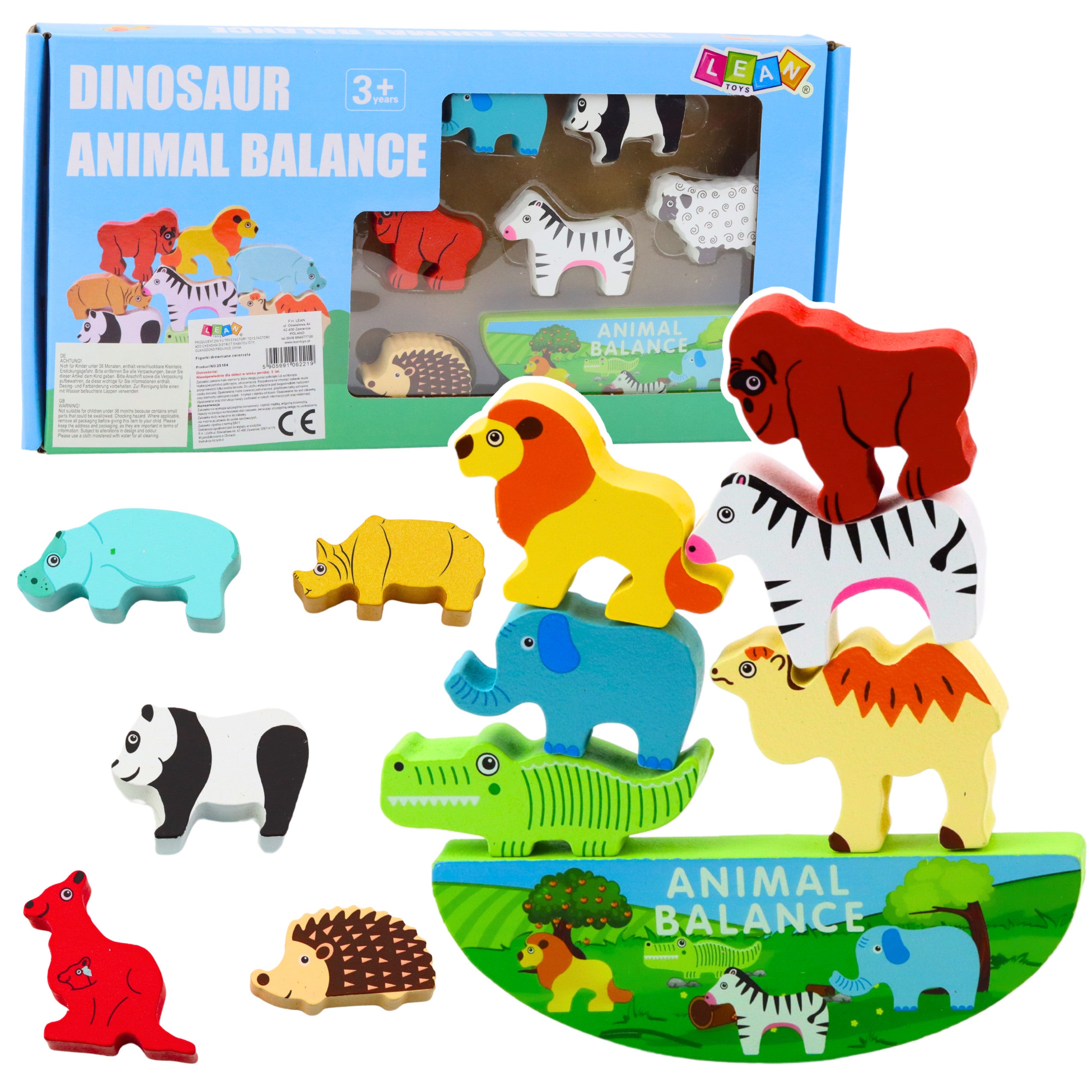 Balanced Animals Wooden Skill Game 13el