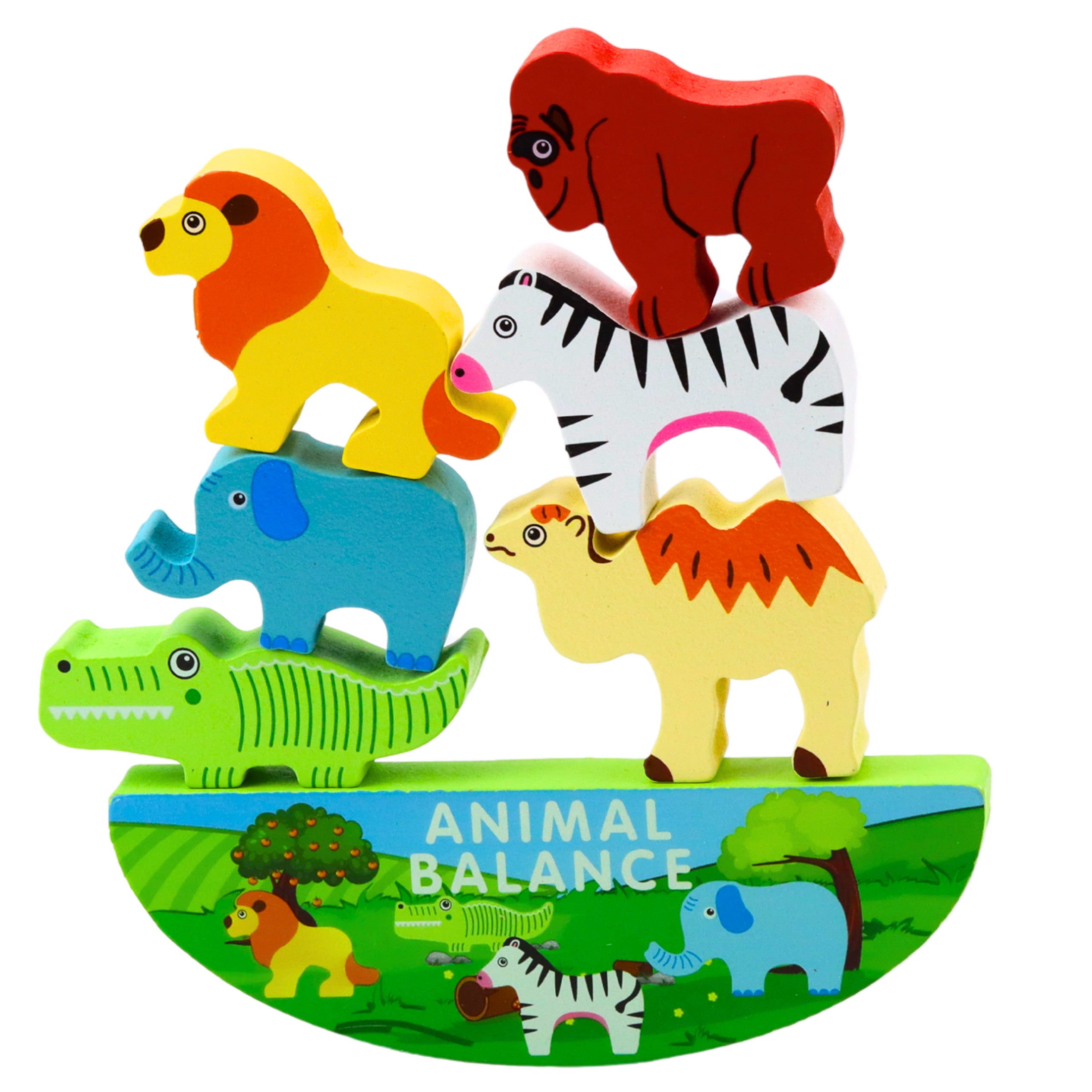 Balanced Animals Wooden Skill Game 13el
