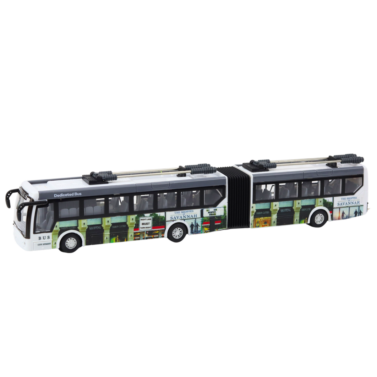 Remote Controlled City Trolleybus Rc Lights Public Transport