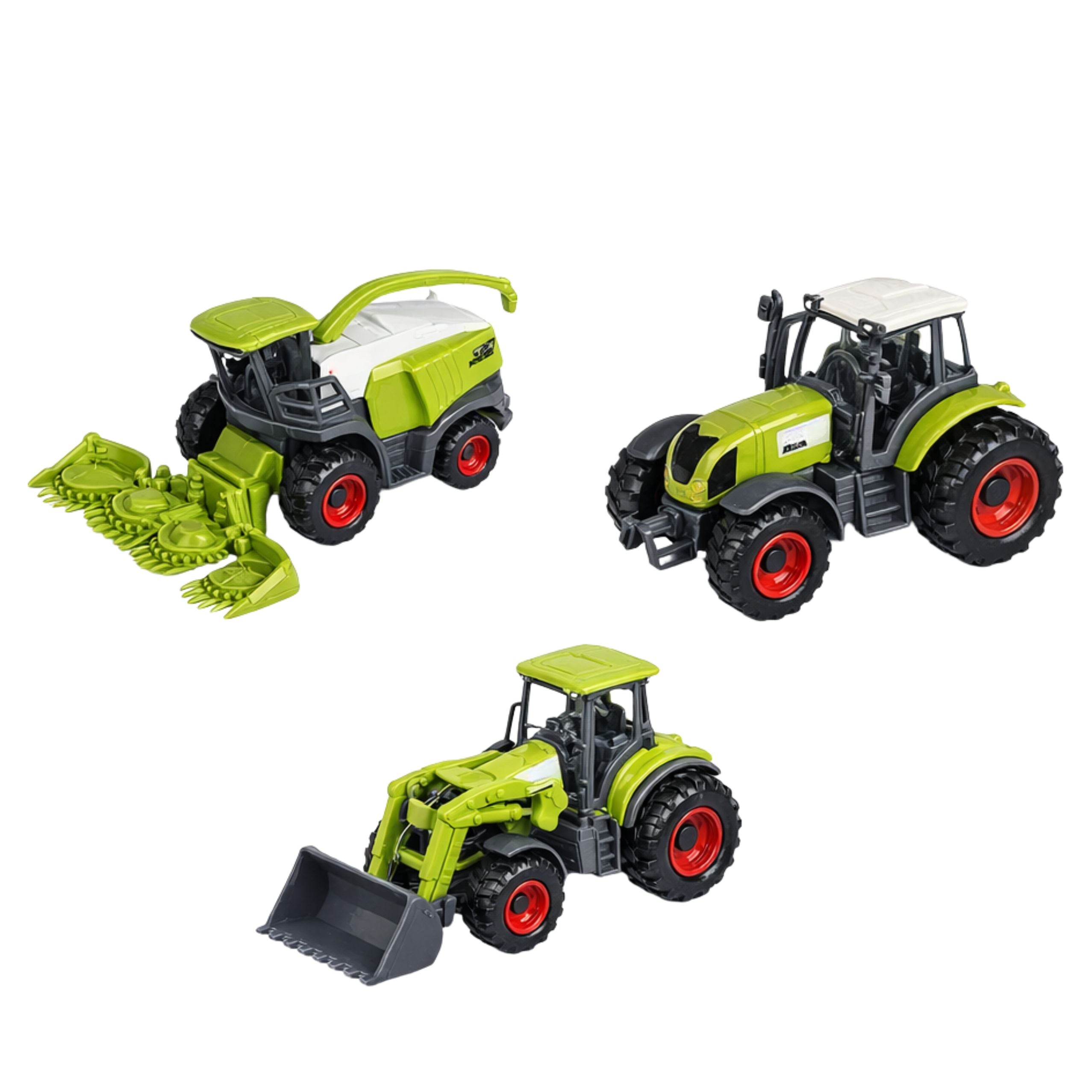 Farm Barn Tractors Figures Animals Set 42 Pcs.