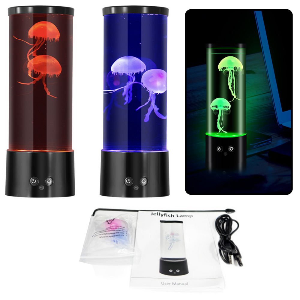 Led Jellyfish Lamp Decorative Battery Operated Usb Cable