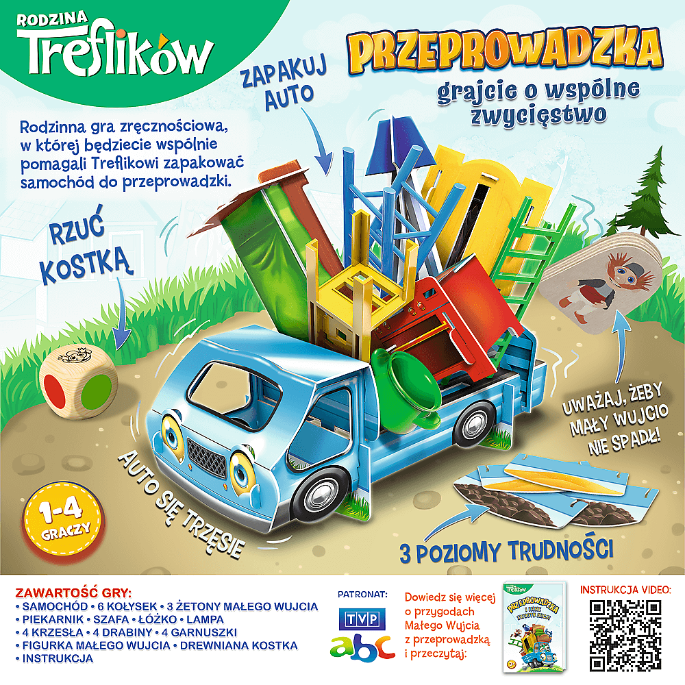 Moving Day With Treflik Family – Dexterity Game – Trefl 02071