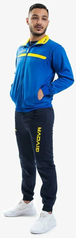 Kombinezon sportowy givova tuta one full zip niebieski 2xl