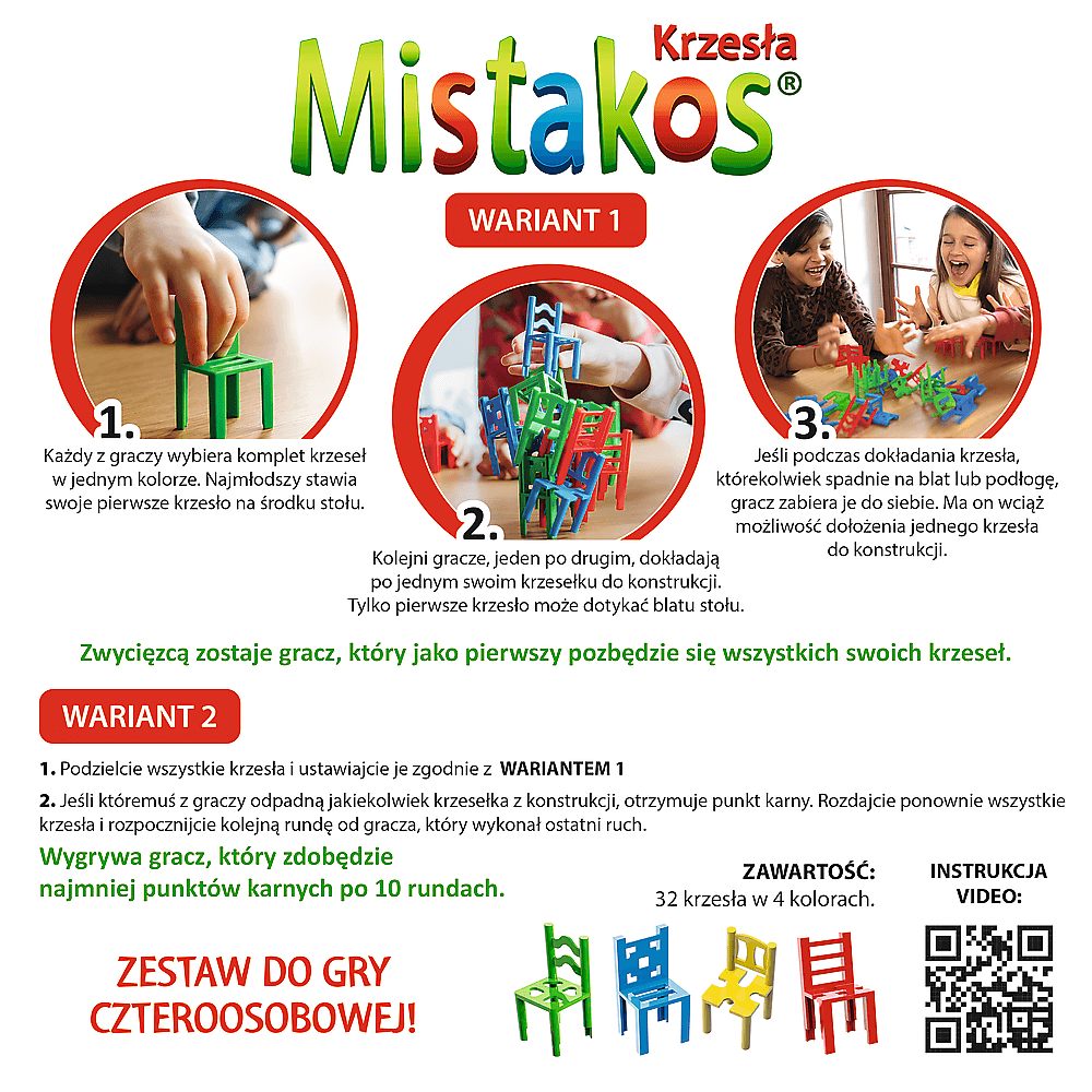 Mistakos Dexterity Game – Stole – Trefl 02074