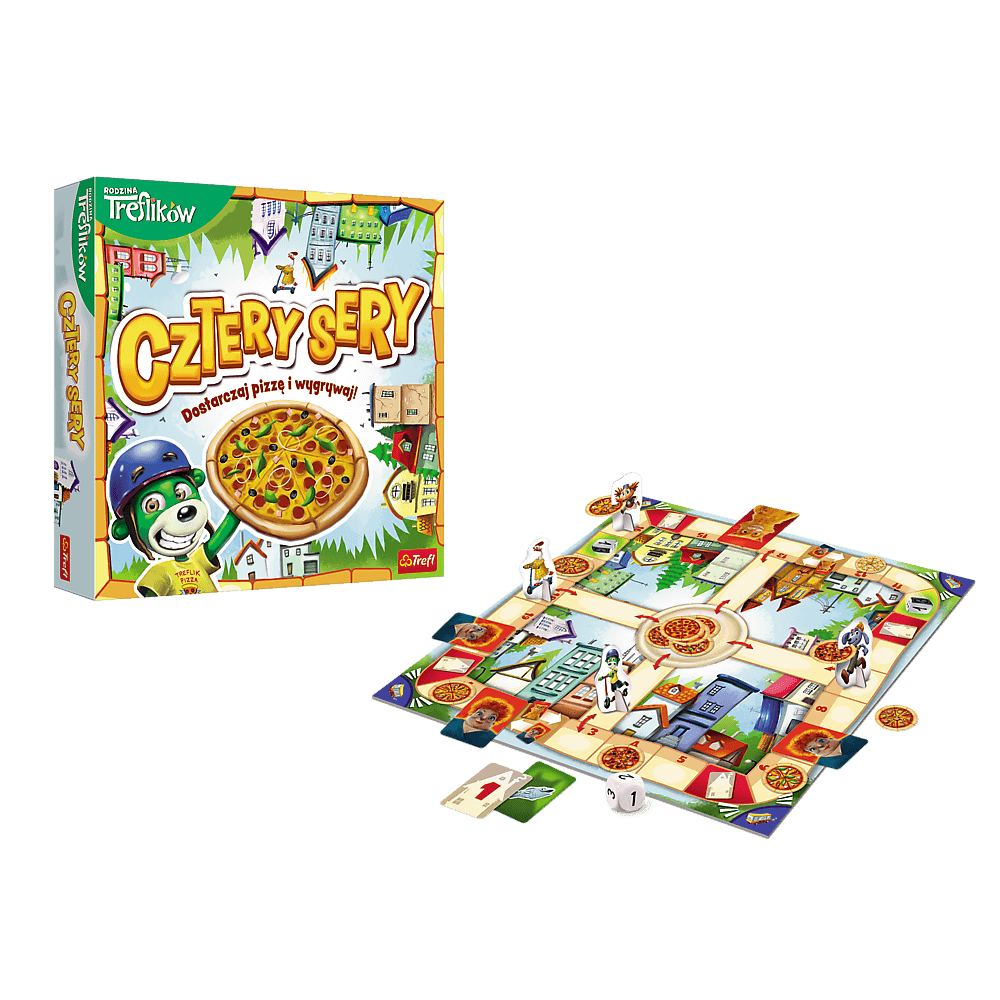 Brettspiel – Vier Käse – Familie Treflik – Trefl 02282