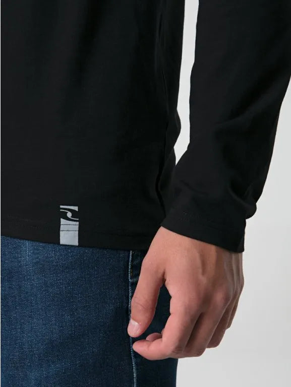 Herren-T-Shirt Loap Alarm Schwarz
