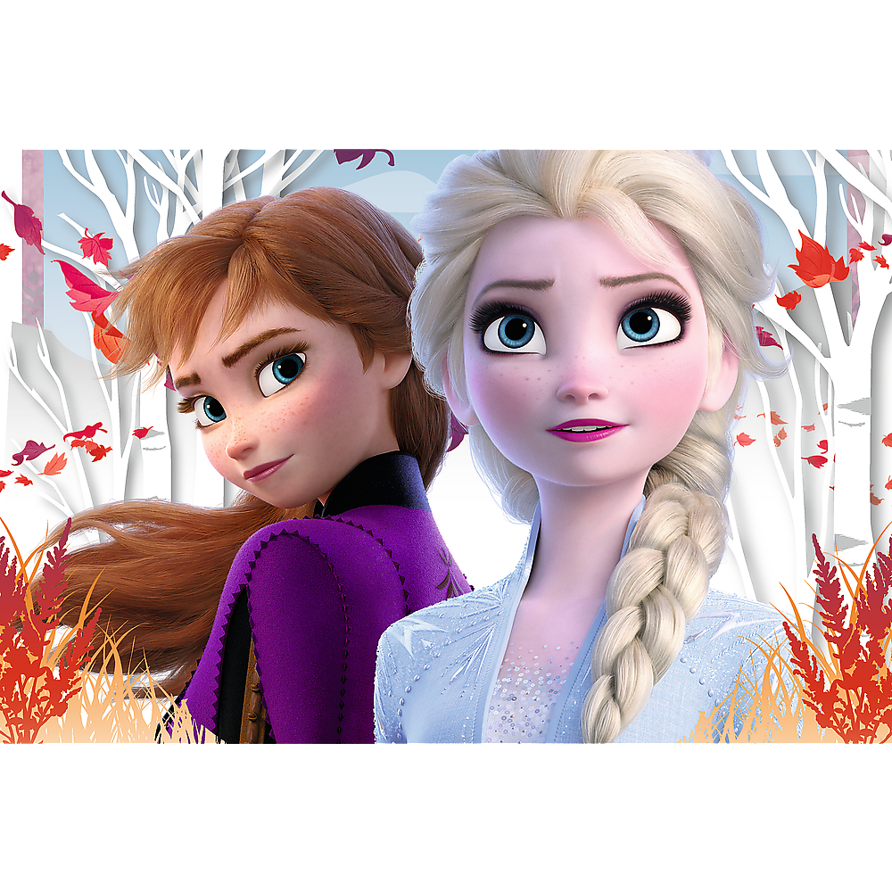 Puzzle - 60 - The Magic World Of Anna And Elsa Trefl 17333