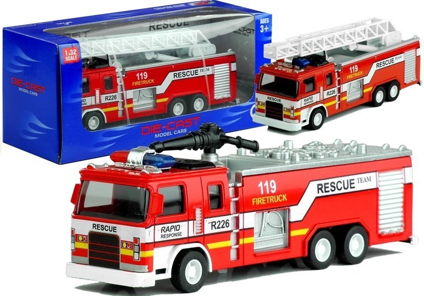 Fire Rescue Truck With Ladder 1:32