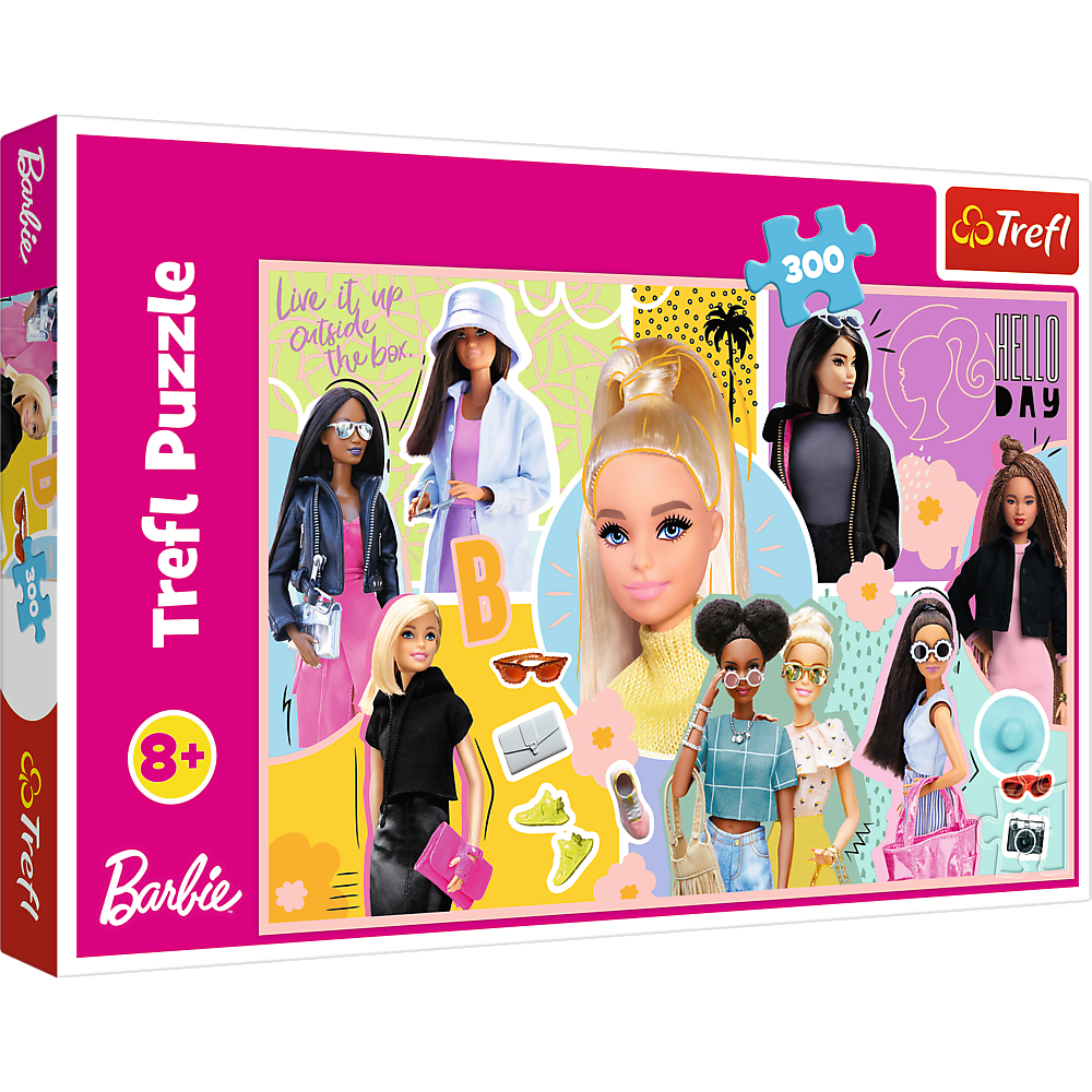 Puzzle - 300 - Vaše oblíbená Barbie - Mattel Barbie 23025