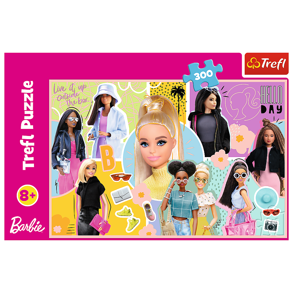 Puzzle - 300 - Vaše oblíbená Barbie - Mattel Barbie 23025