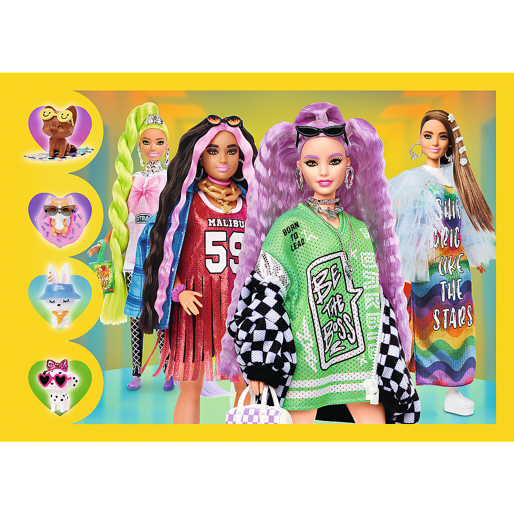 Puzzle - 4 In 1 - Happy World Of Barbie Trefl 34626