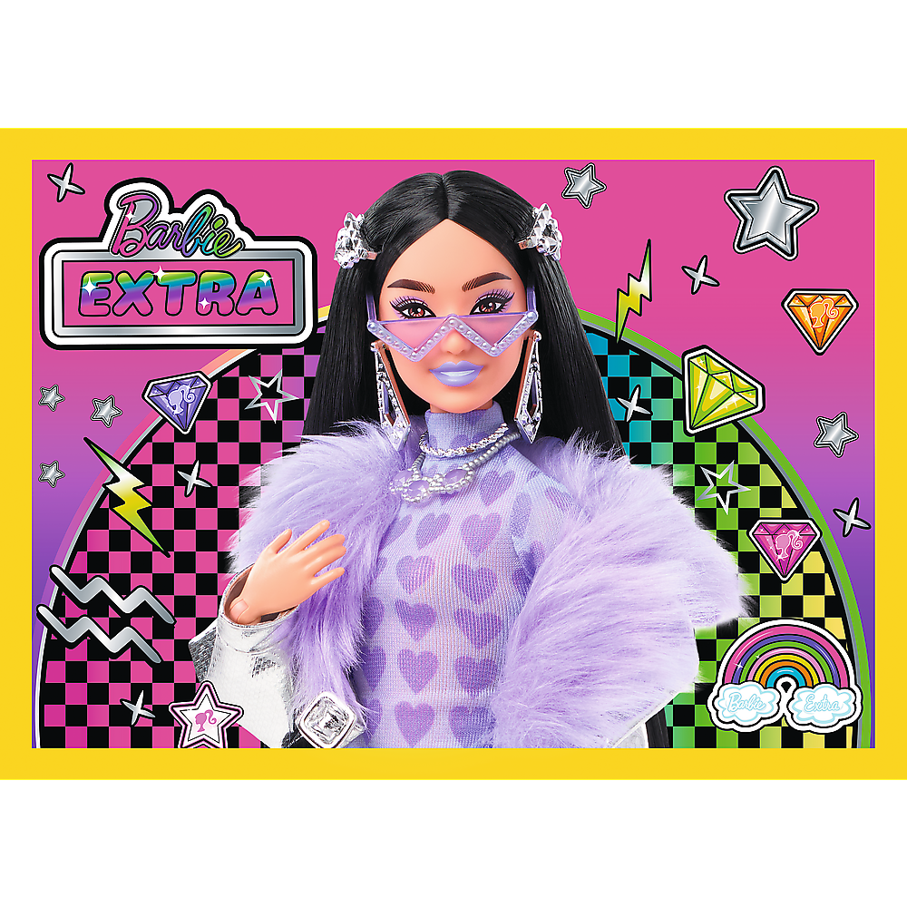 Puzzle - 4 In 1 - Happy World Of Barbie Trefl 34626